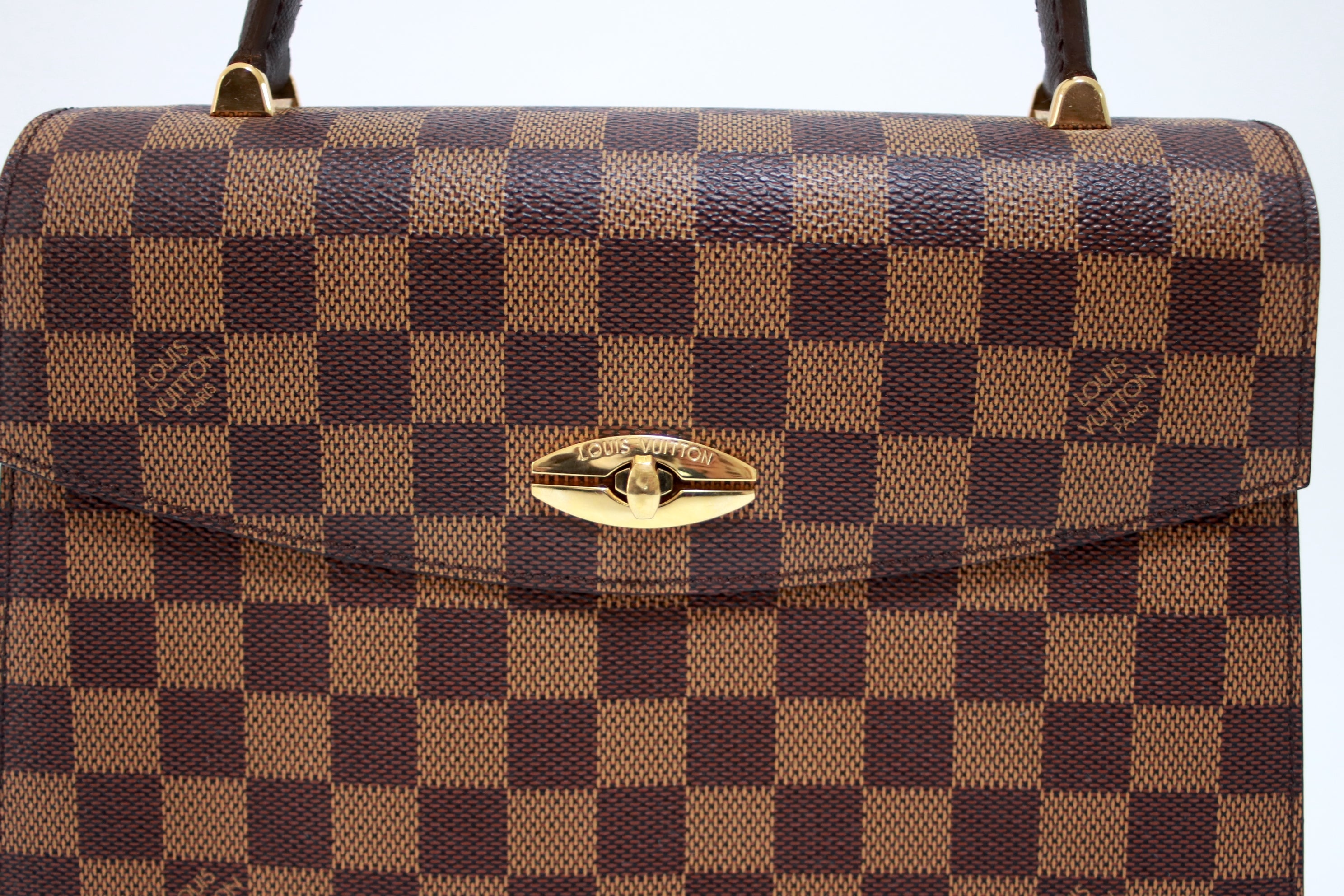 Louis Vuitton Malesherbes Damier Ebene Handbag Used
