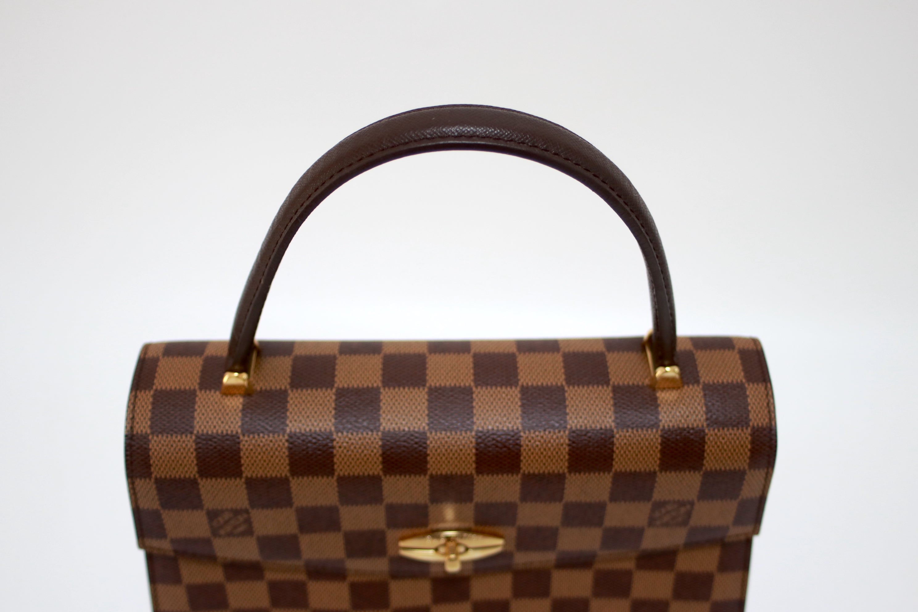 Louis Vuitton Malesherbes Damier Ebene Handbag Used