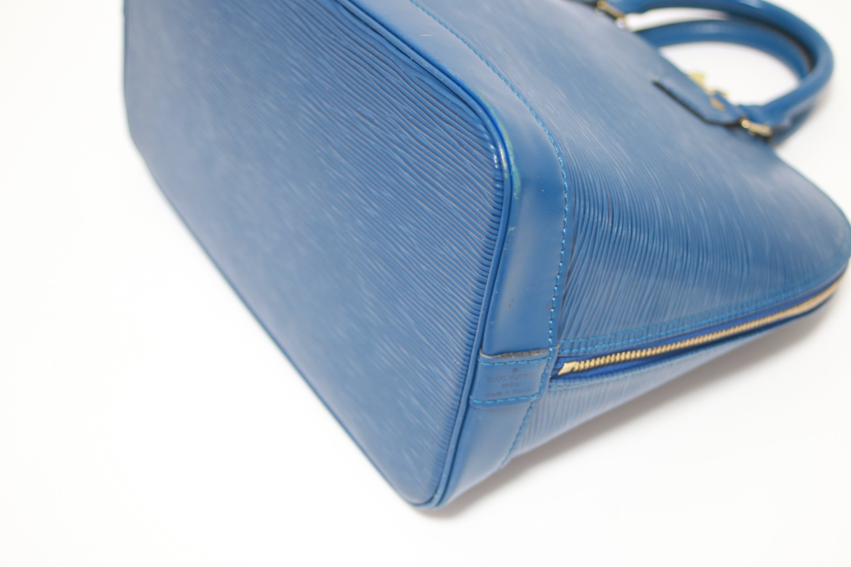 Louis Vuitton Alma Epi Blue Used