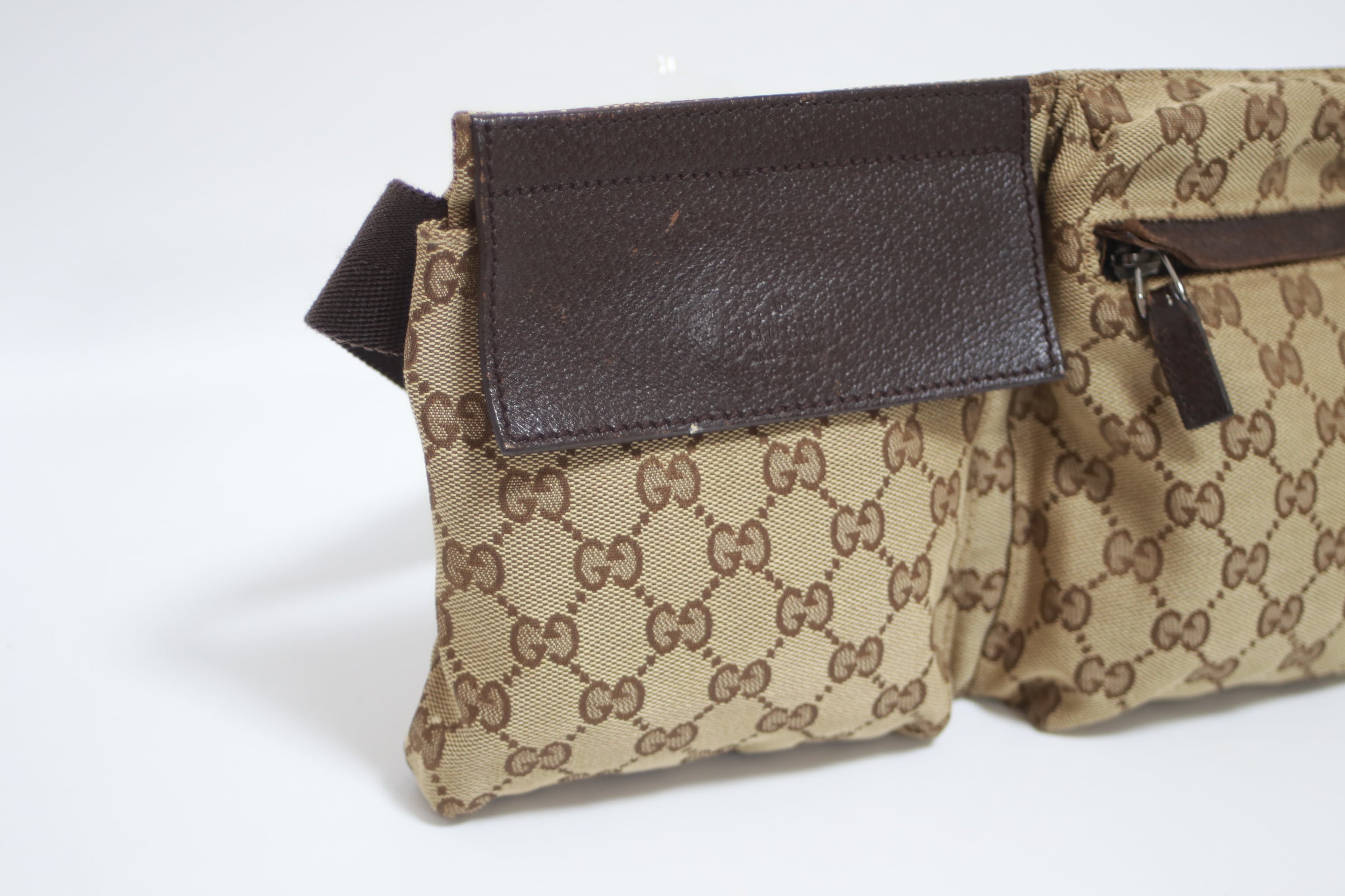 Gucci Waist Bag Brown Used
