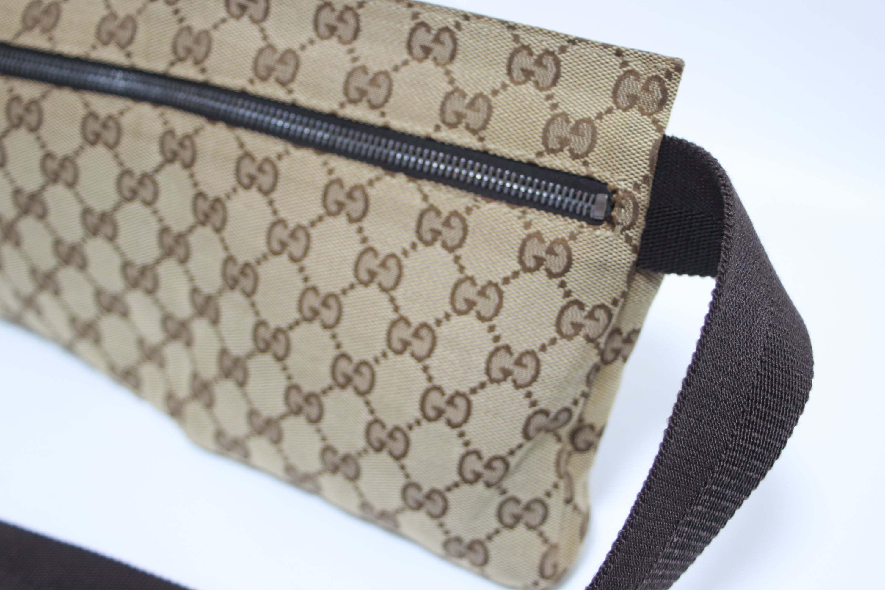 Gucci Waist Bag Brown Used