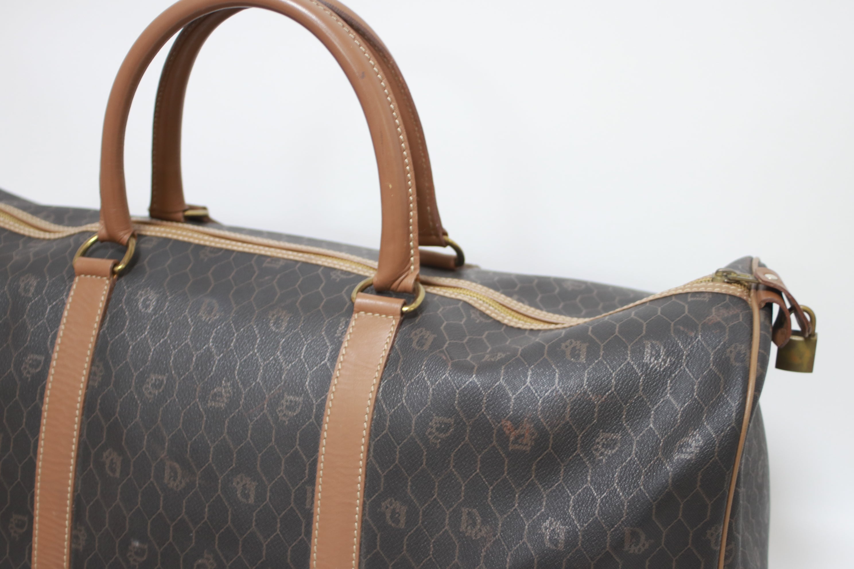 Dior Honeycomb Vintage Duffle Bag Used