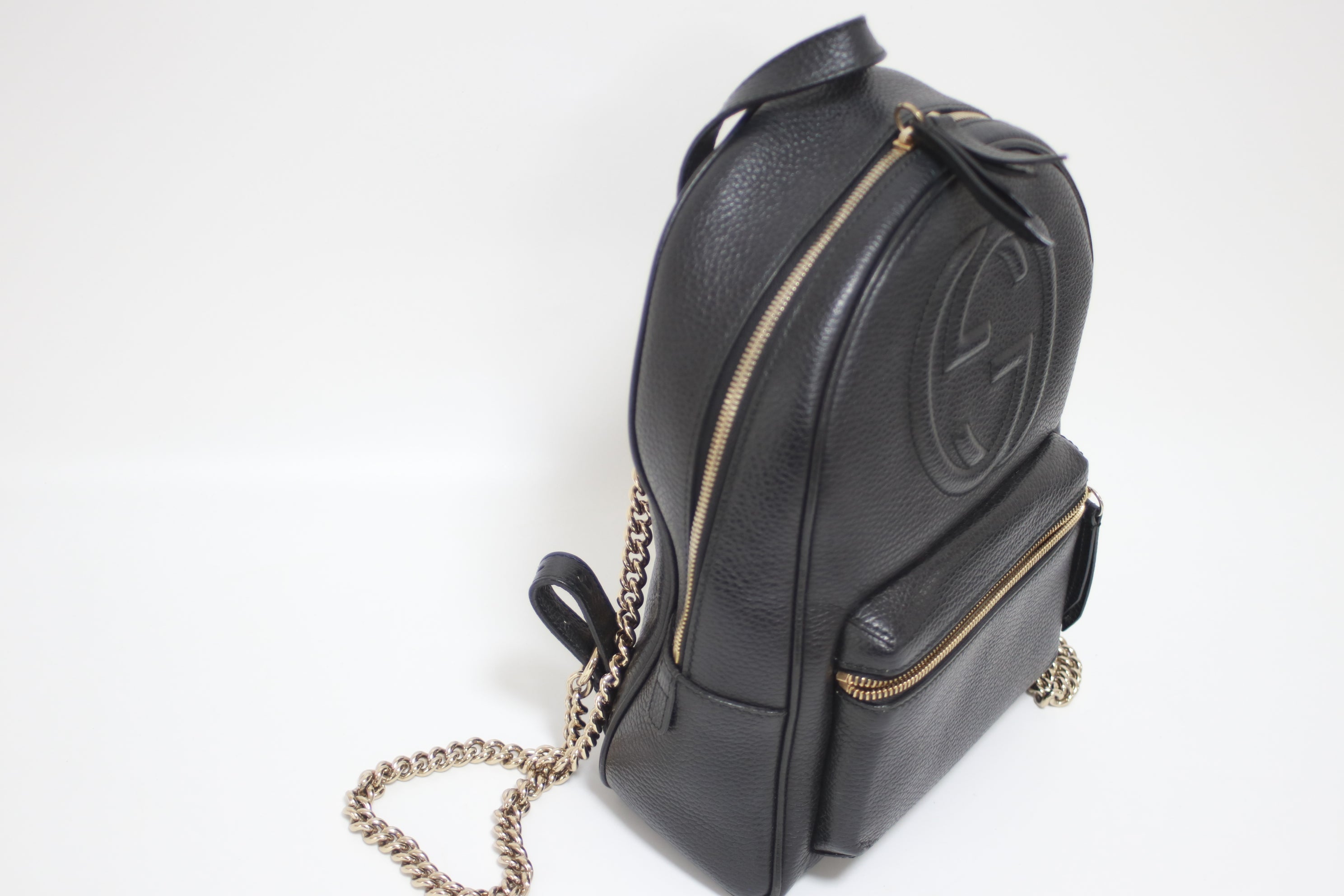 Gucci soho Small Backpack Black Used