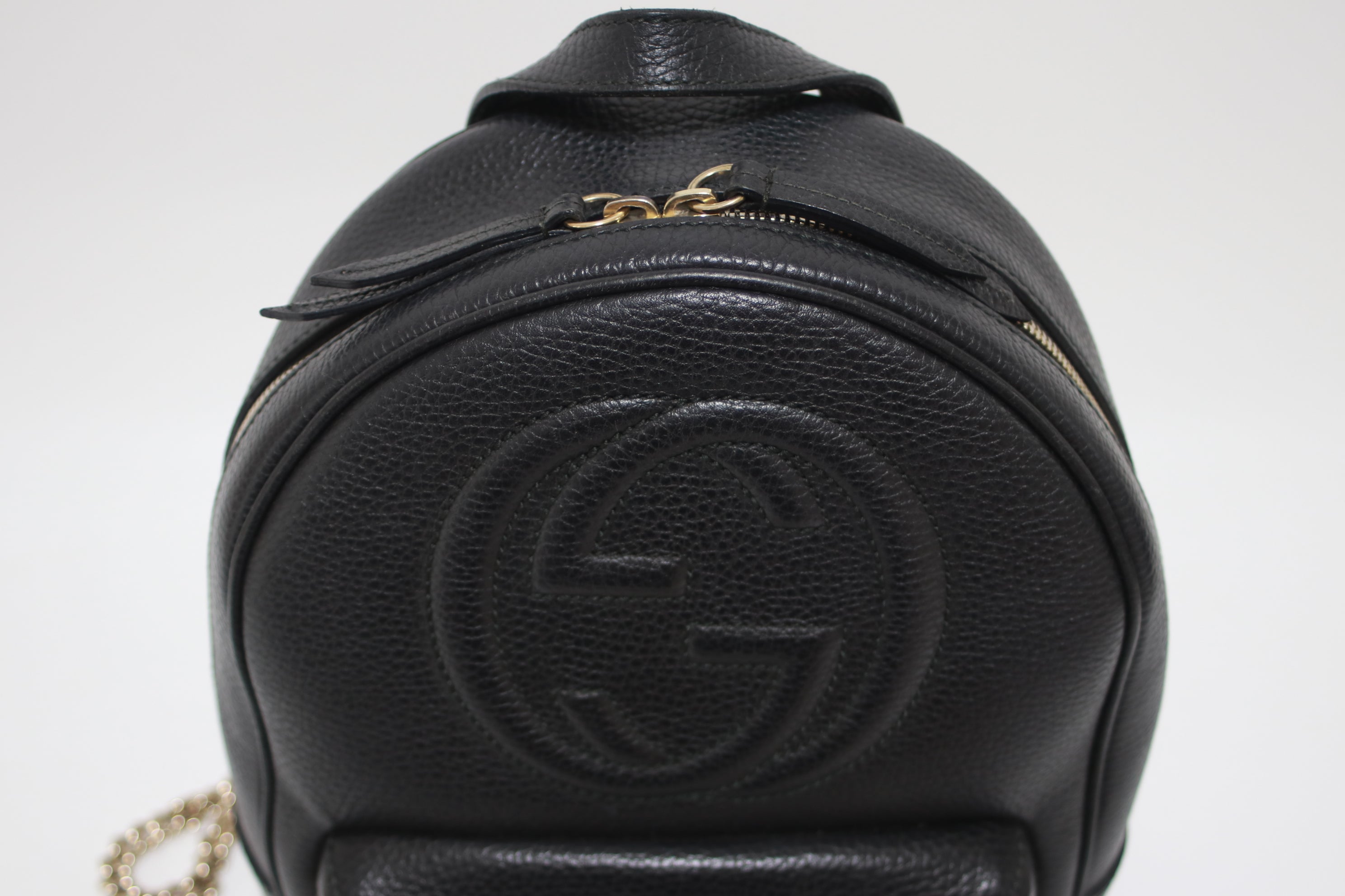 Gucci soho Small Backpack Black Used
