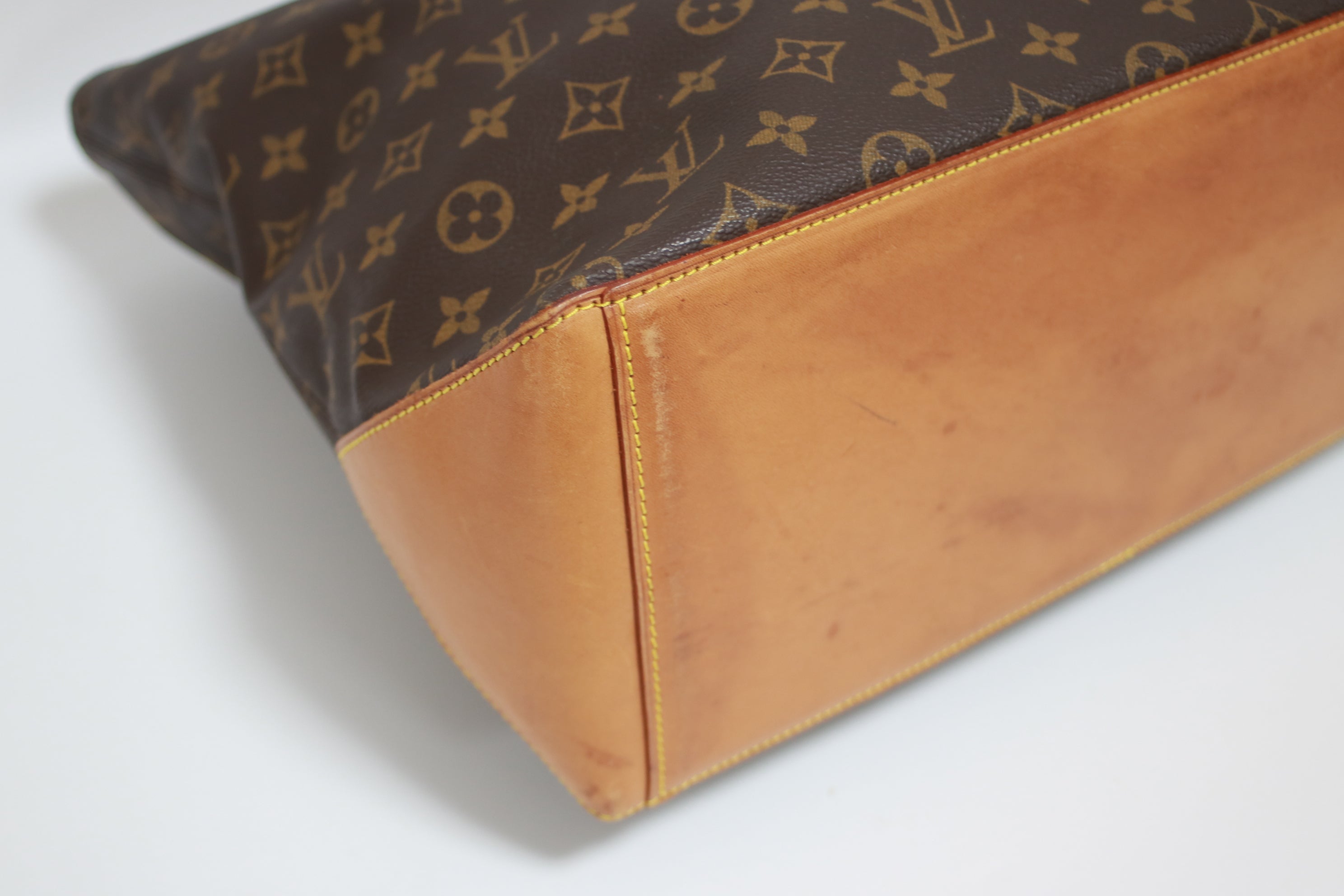 Louis Vuitton Cabas Mezzo Shoulder Tote Bag Used