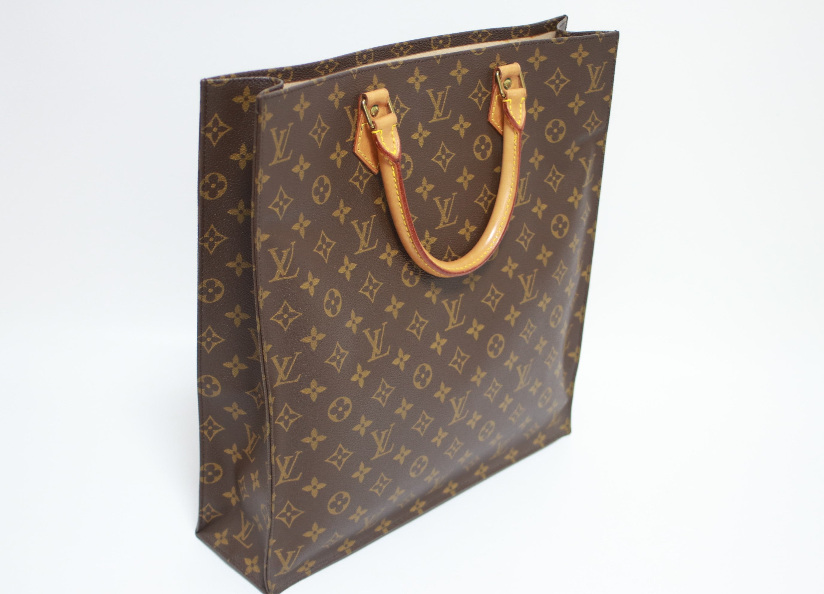 Louis Vuitton Sac Plat Tote Bag Used