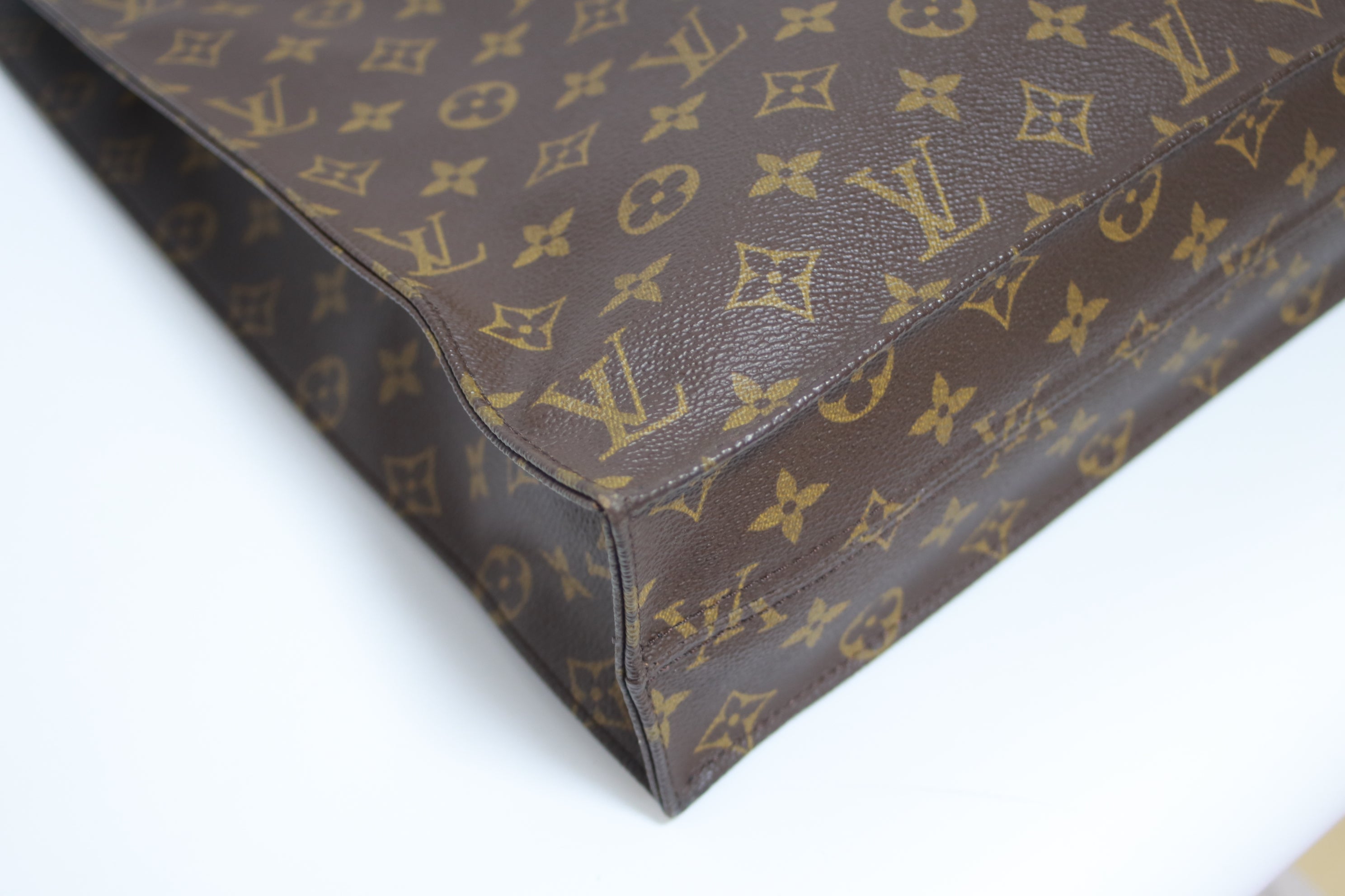 Louis Vuitton Sac Plat Tote Bag Used