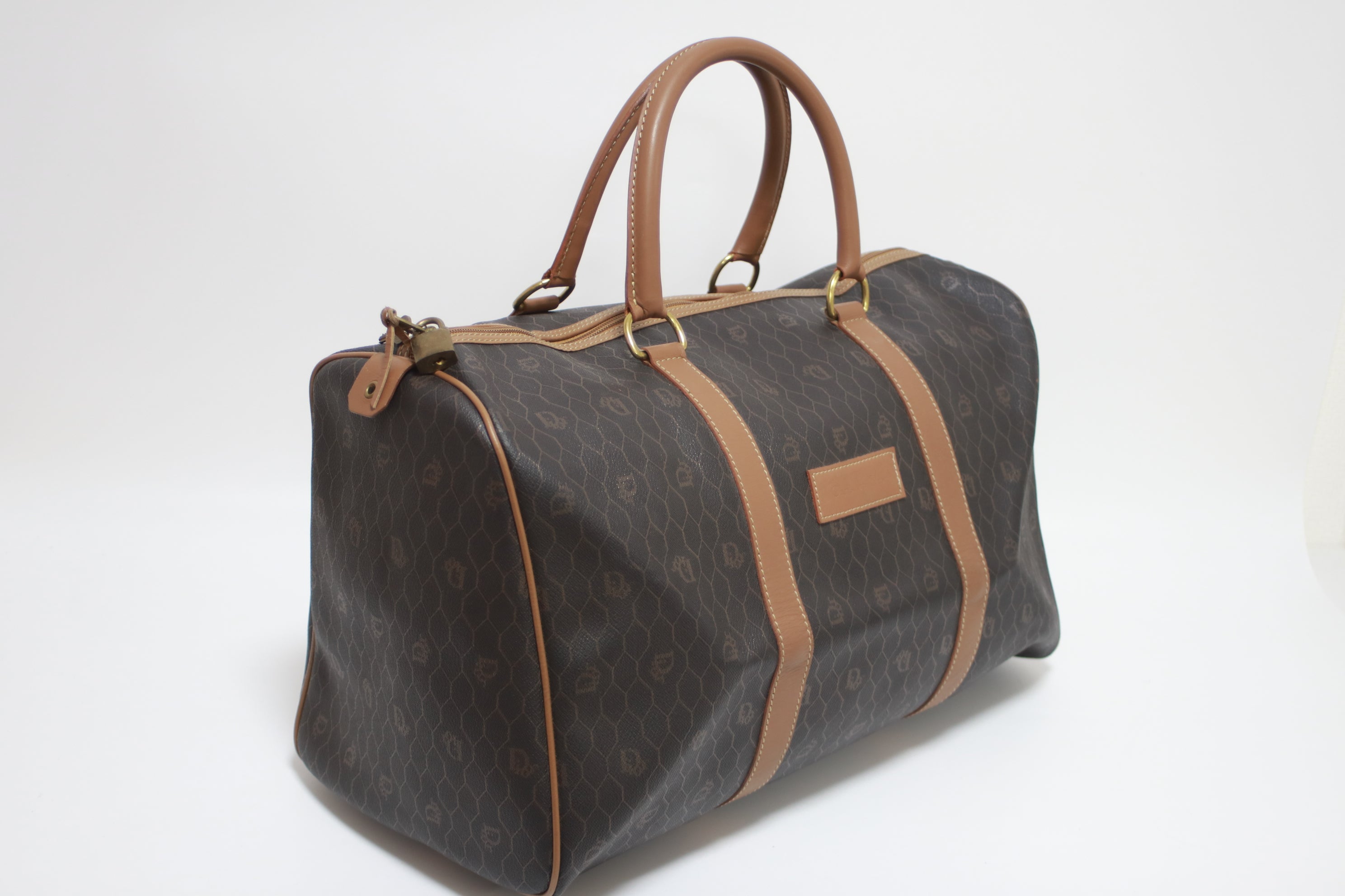 Dior Honeycomb Boston Bag Used