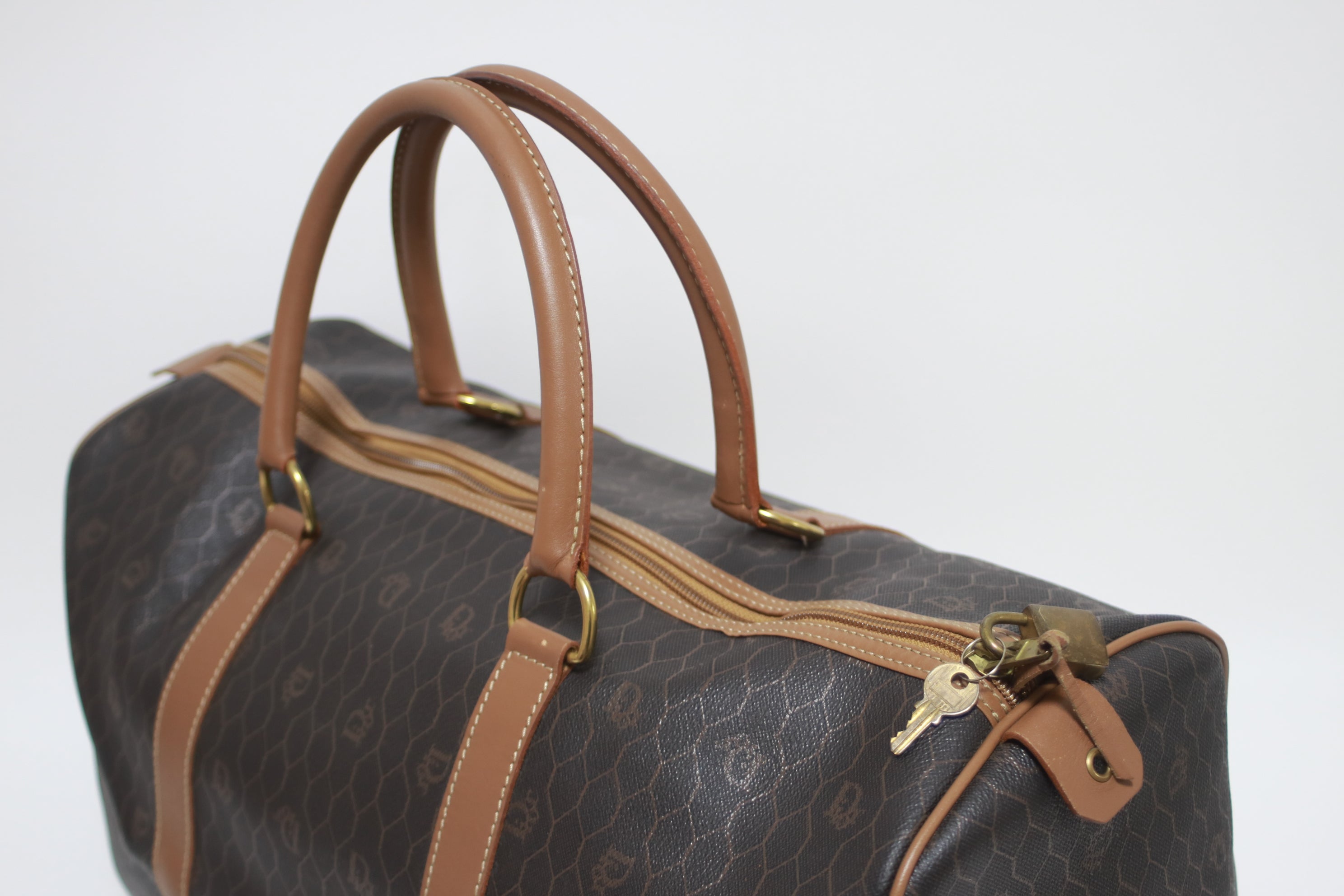 Dior Honeycomb Boston Bag Used