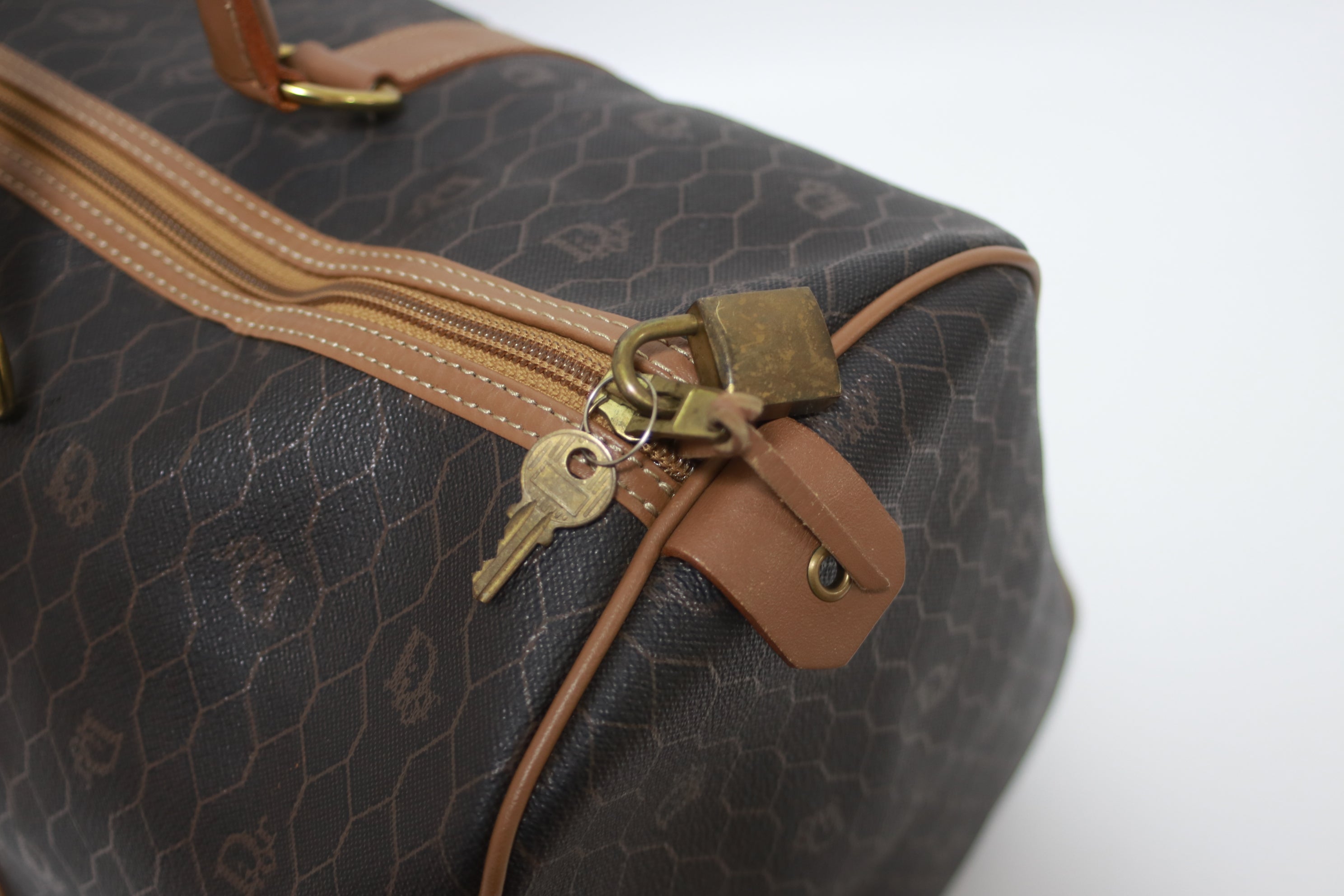 Dior Honeycomb Boston Bag Used
