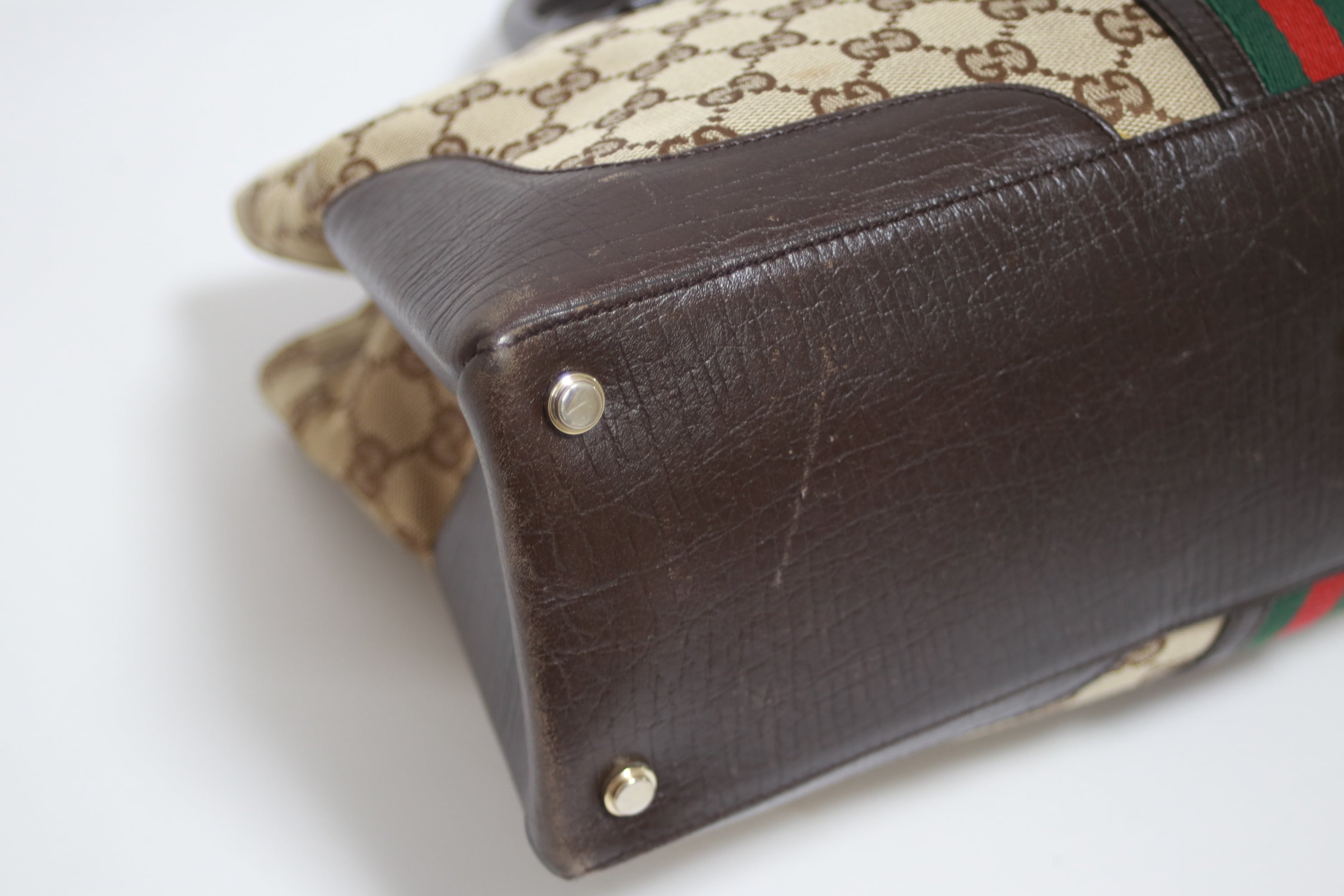 Borsa a spalla Gucci Web usata