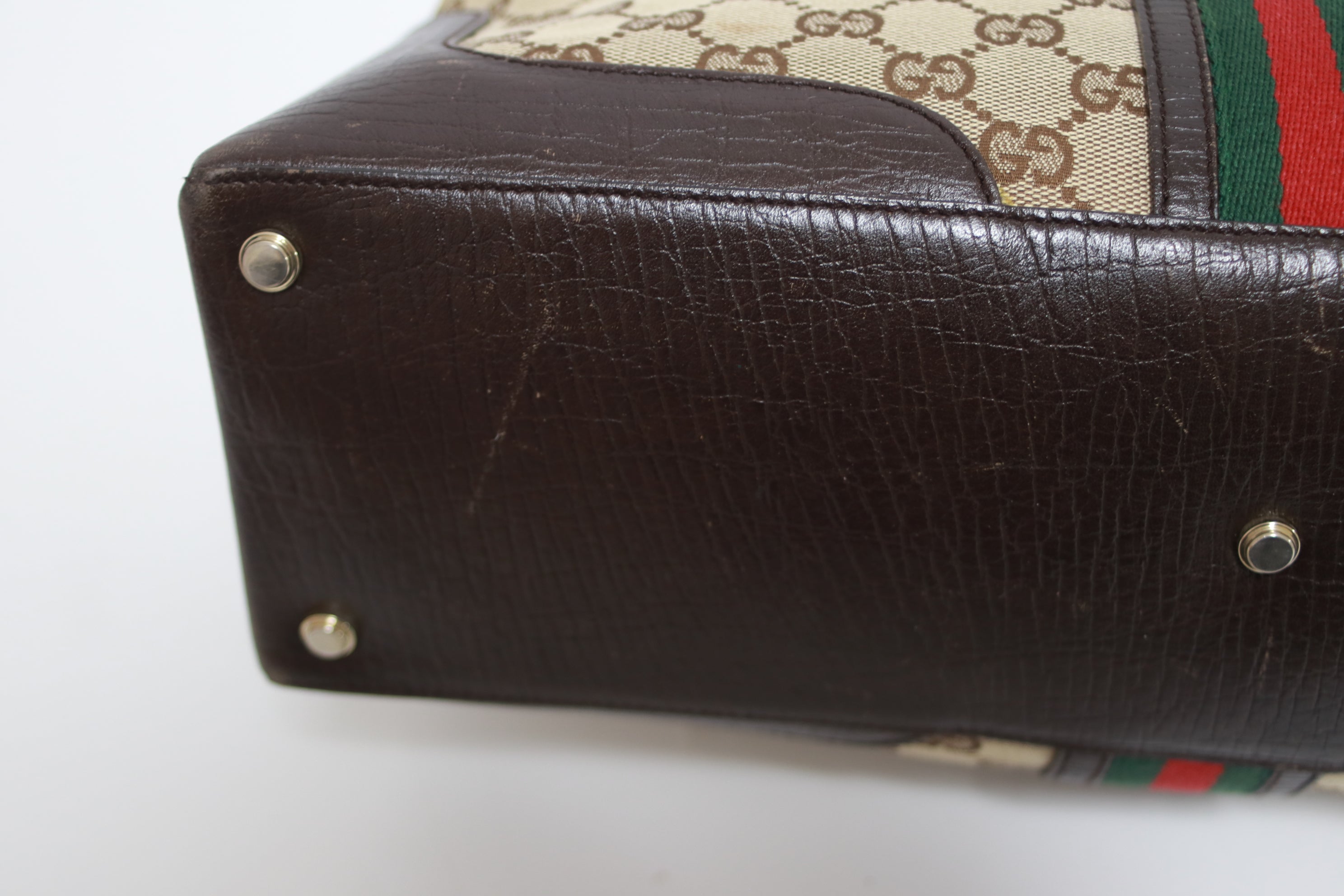 Borsa a spalla Gucci Web usata