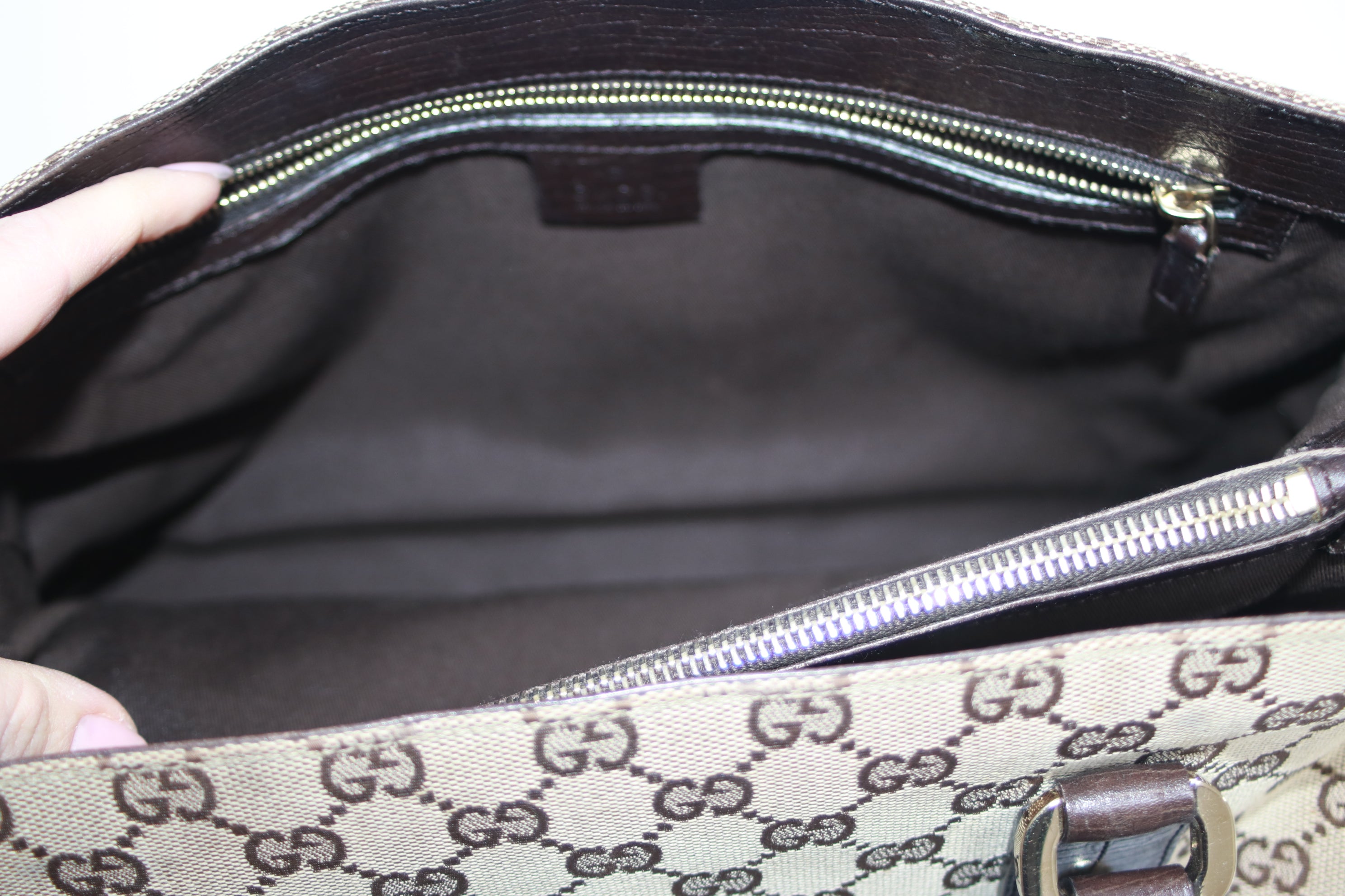 Borsa a spalla Gucci Web usata
