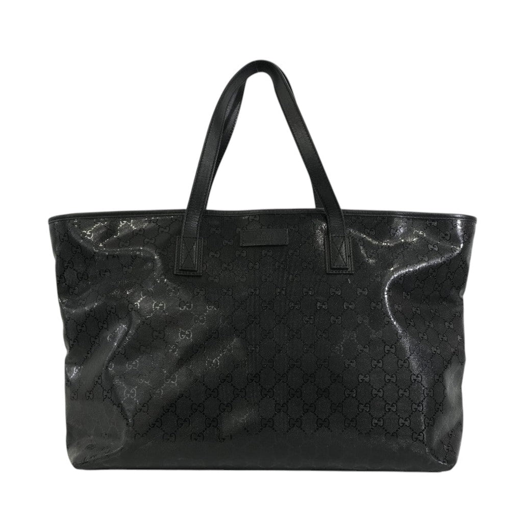 Pre-owned Gucci Guccisima Tote Bag Black