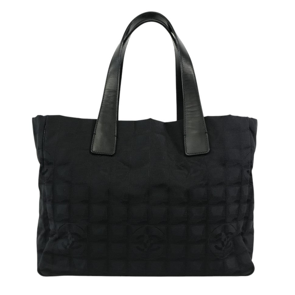 Pre-owned Chanel New Travel Line Tote Bag Black