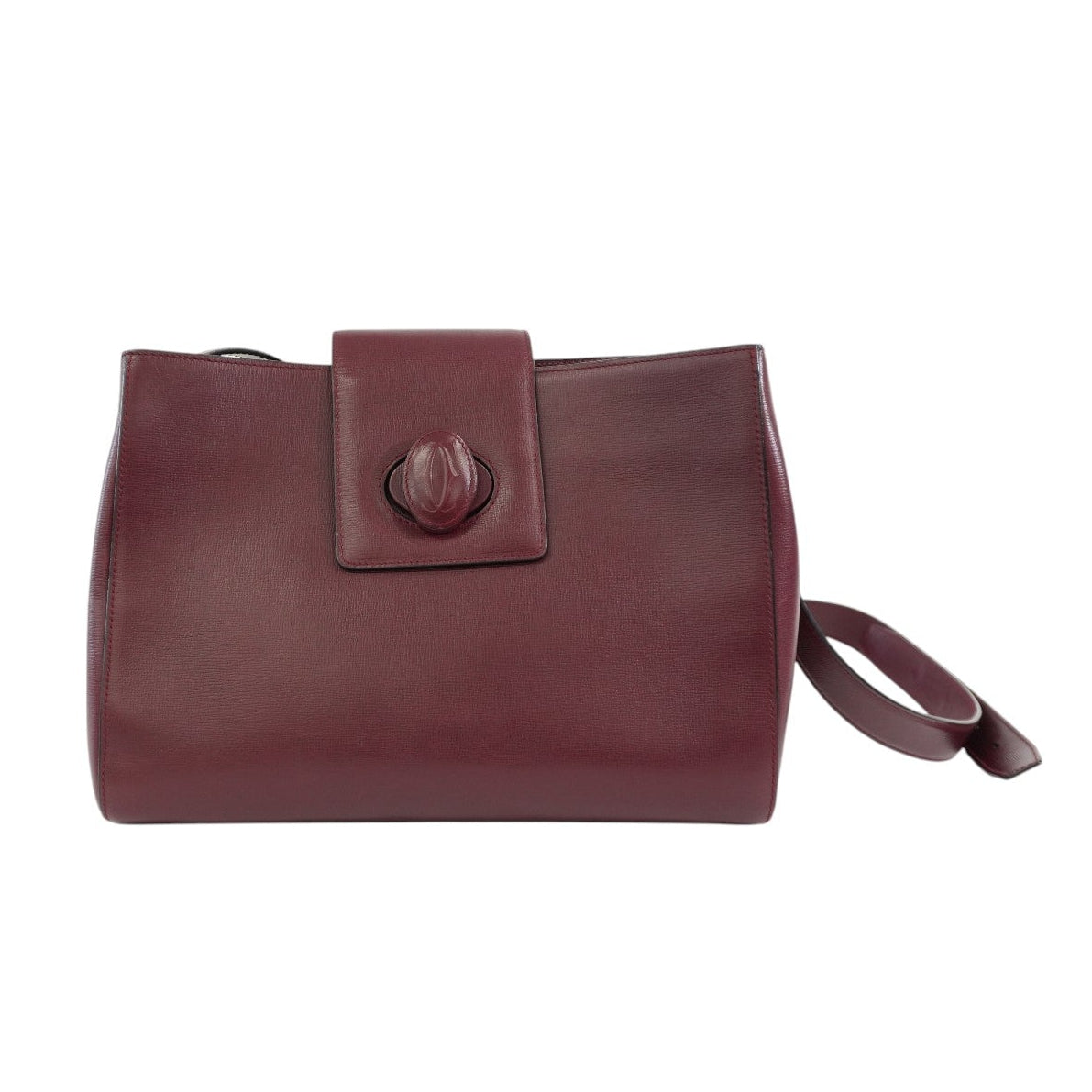 Pre-owned Cartier Must de Cartier Shoulder Bag Burgundy