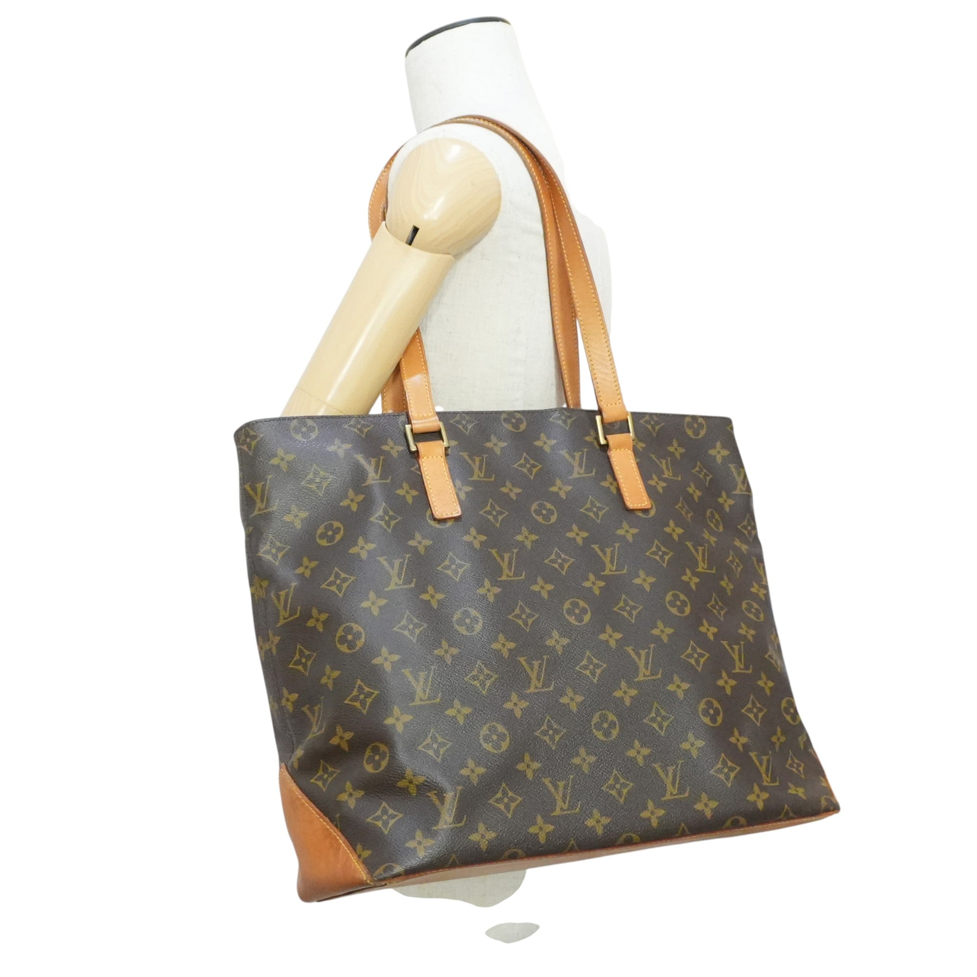 Pre-owned Louis Vuitton Monogram Cabas Mezzo Tote Bag