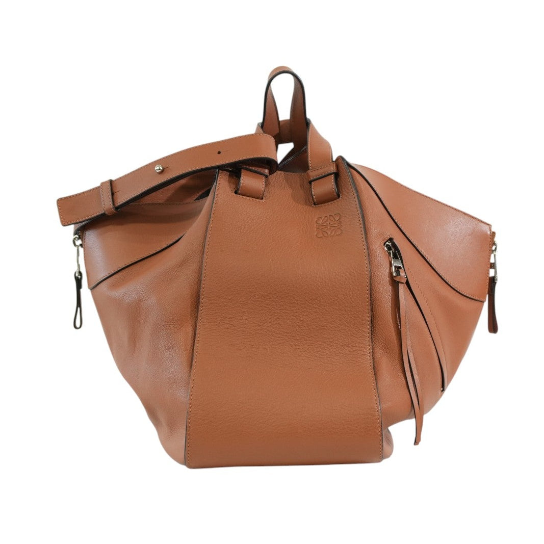 Pre-owned Loewe Big Hammock Shoulder Bag Brown
