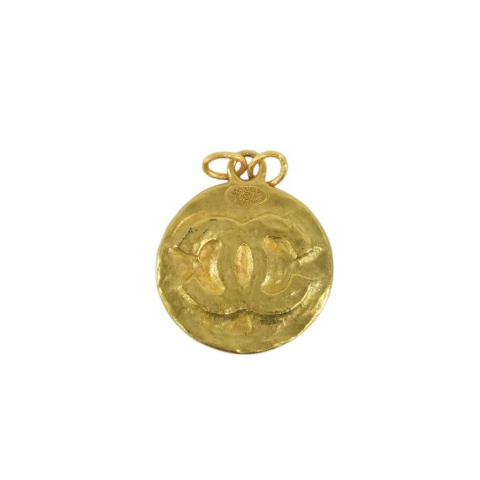 Pre-owned Chanel Big CC Pendant Gold