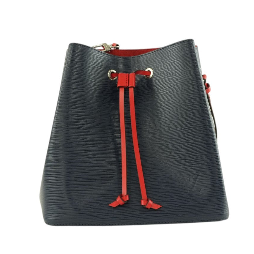Louis Vuitton Epi Neo Noe Shoulder Bag Navy Blue Used