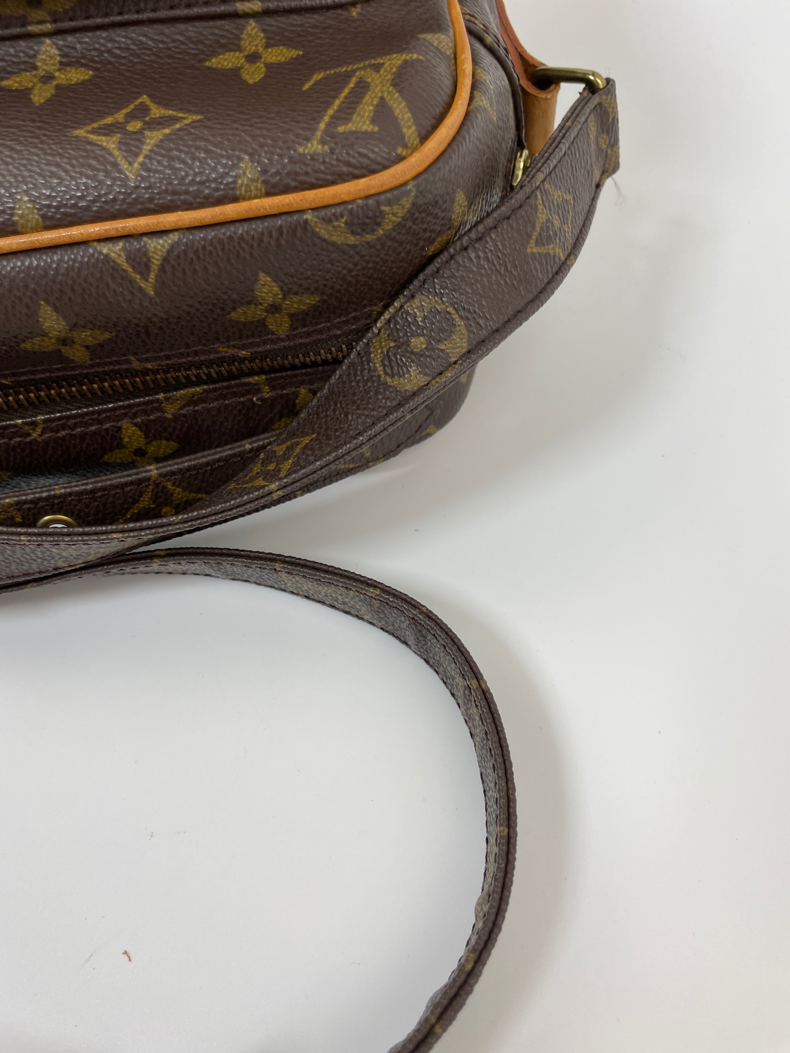 Louis Vuitton Sac Plat Tote Bag Used (6001)