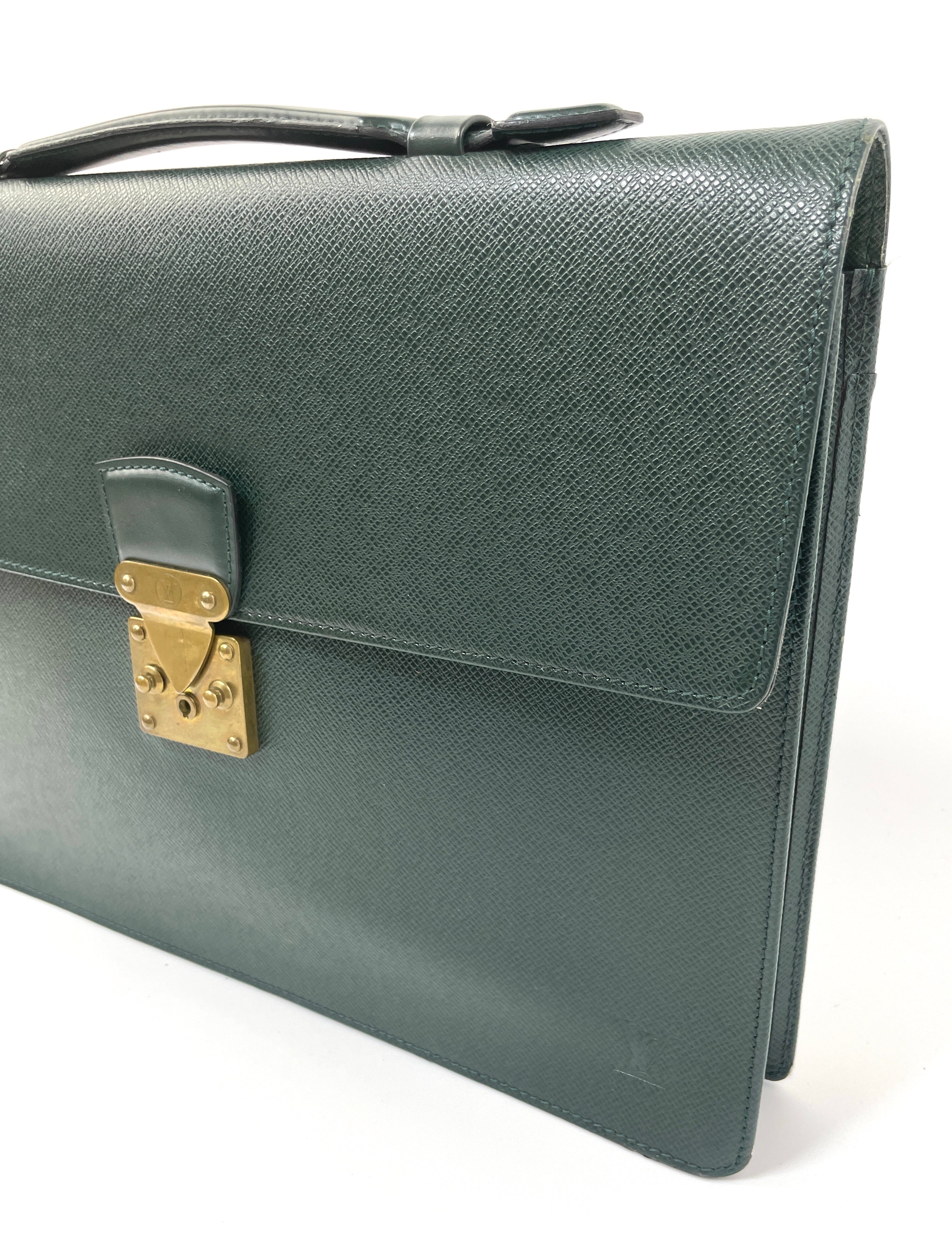 vuitton taiga leather briefcase