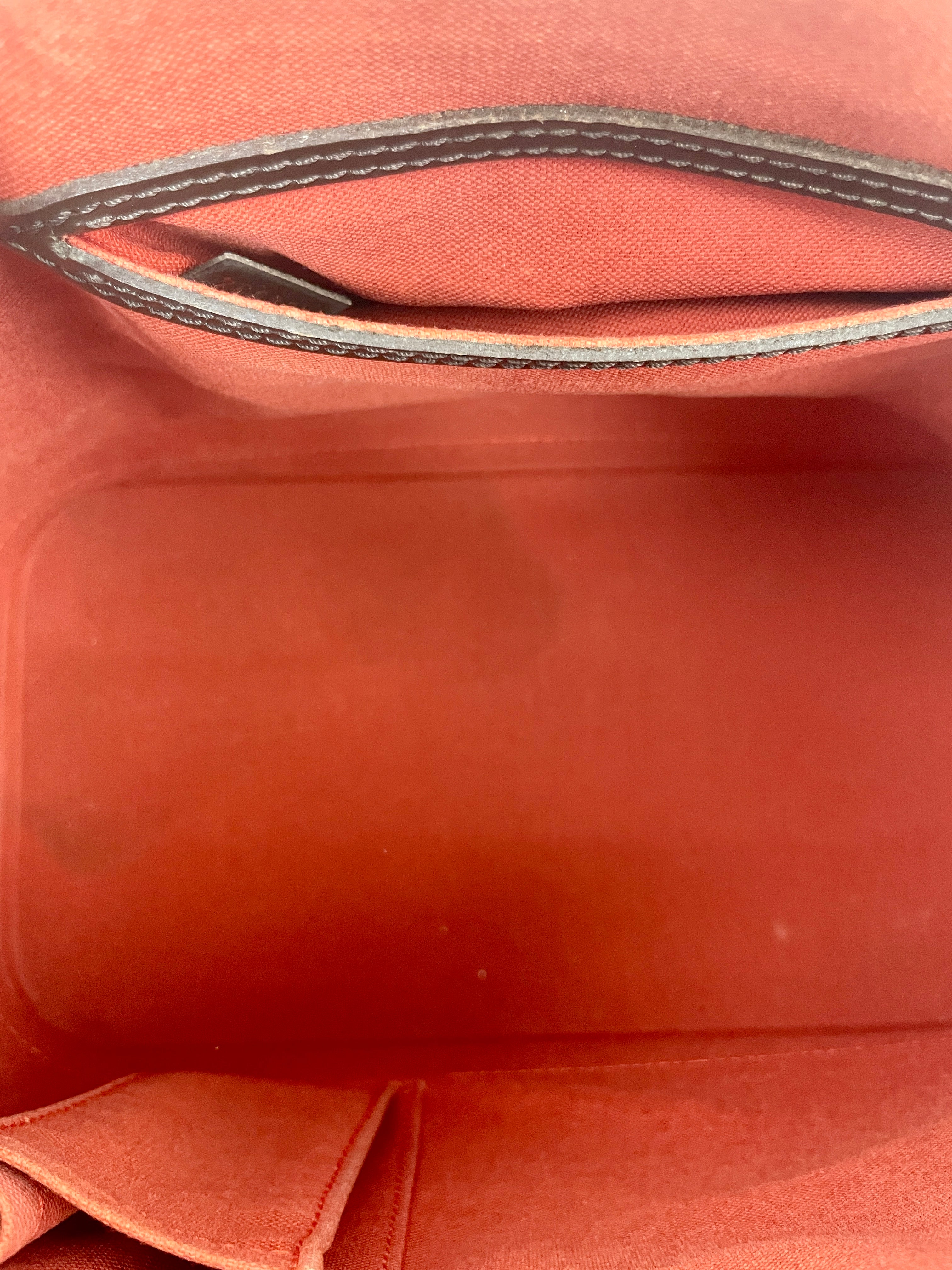 Louis Vuitton Alma PM Damier Ebene Handbag Used (6508)
