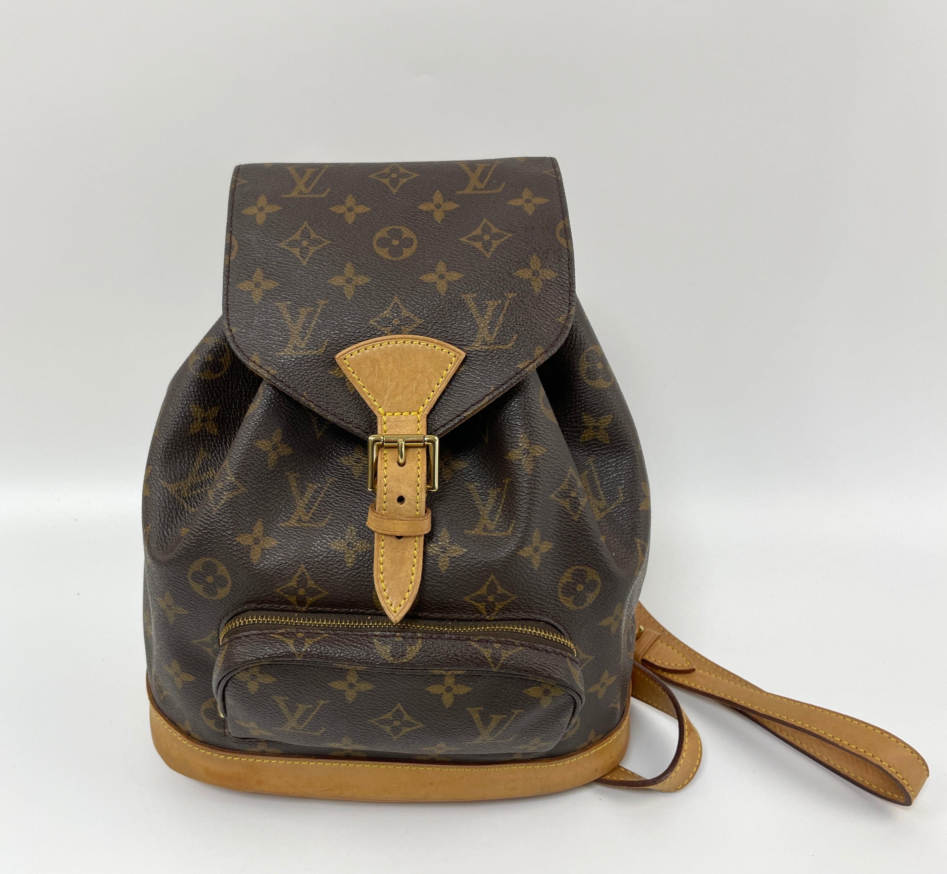 Louis Vuitton Montsouris MM Backpack Used (6251)