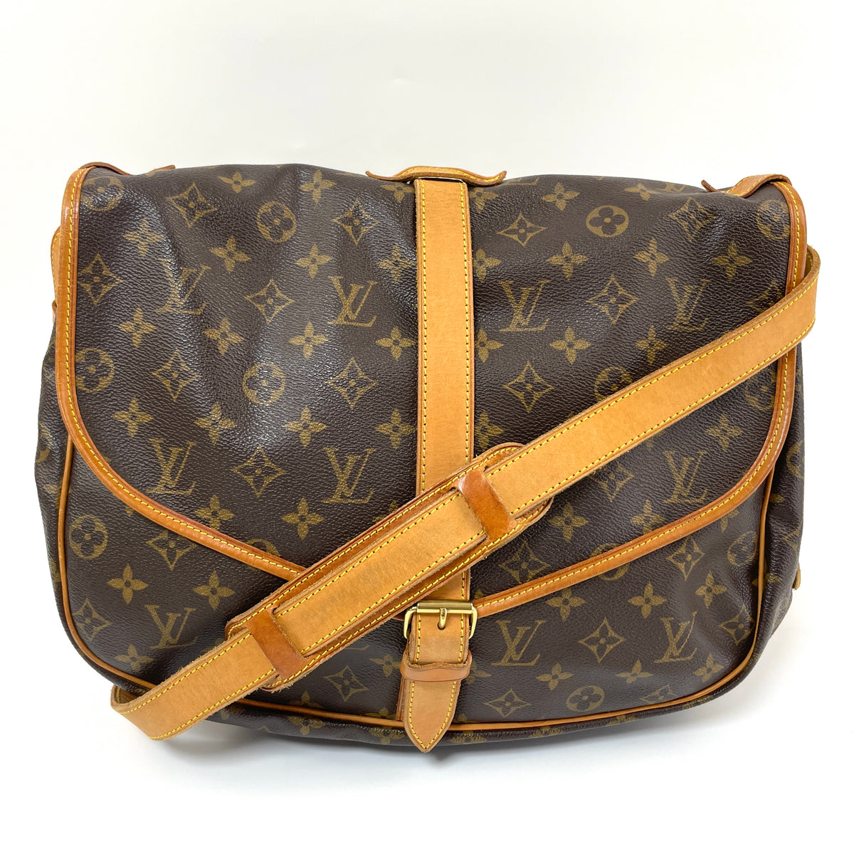 Louis Vuitton Saumur 35 Shoulder Bag Used (6528)