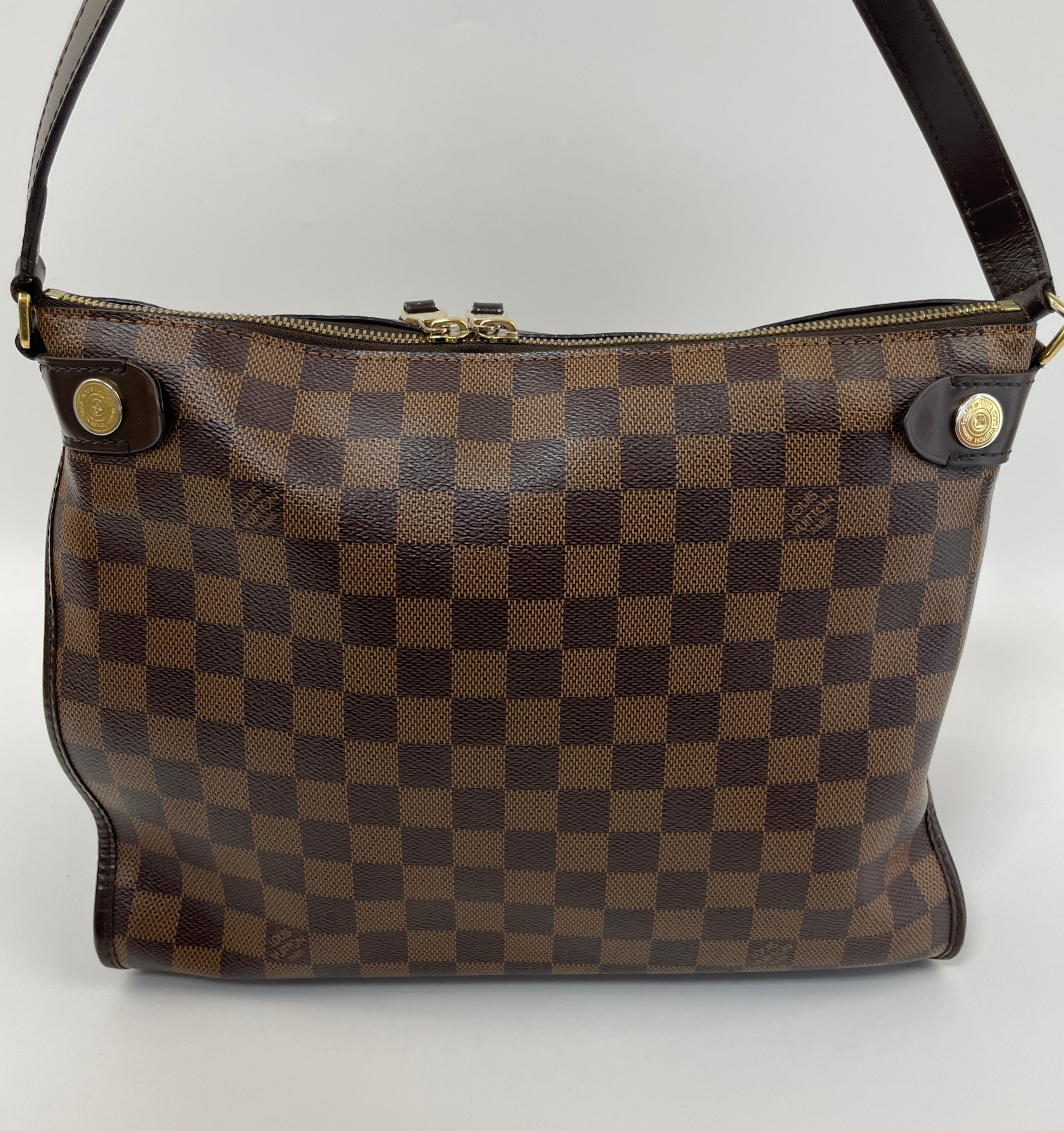 Louis Vuitton, Bags, Vintage Louis Vuitton Damier Ebene Duomo Handbag