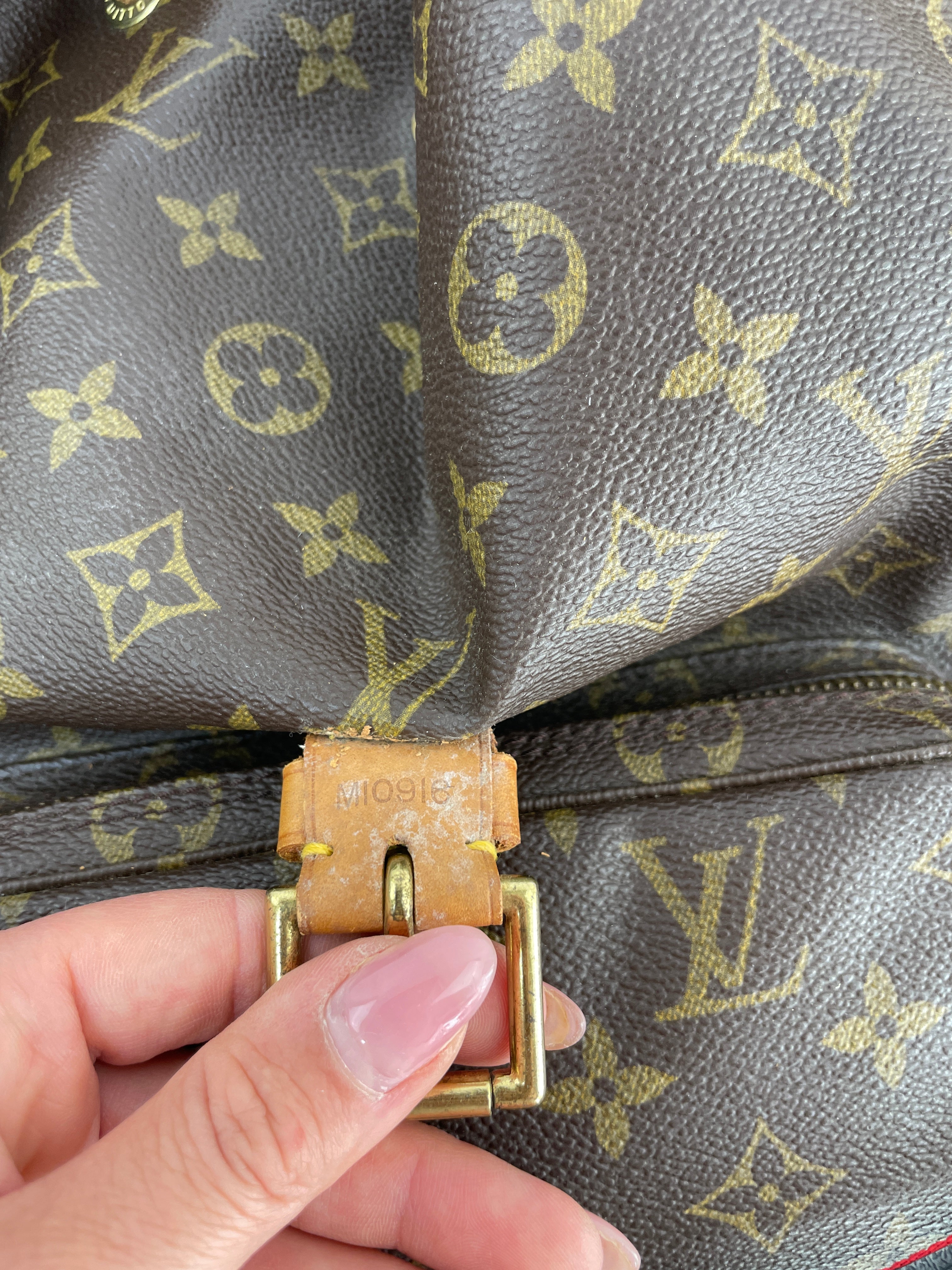 Louis Vuitton Montsouris GM Backpack Used