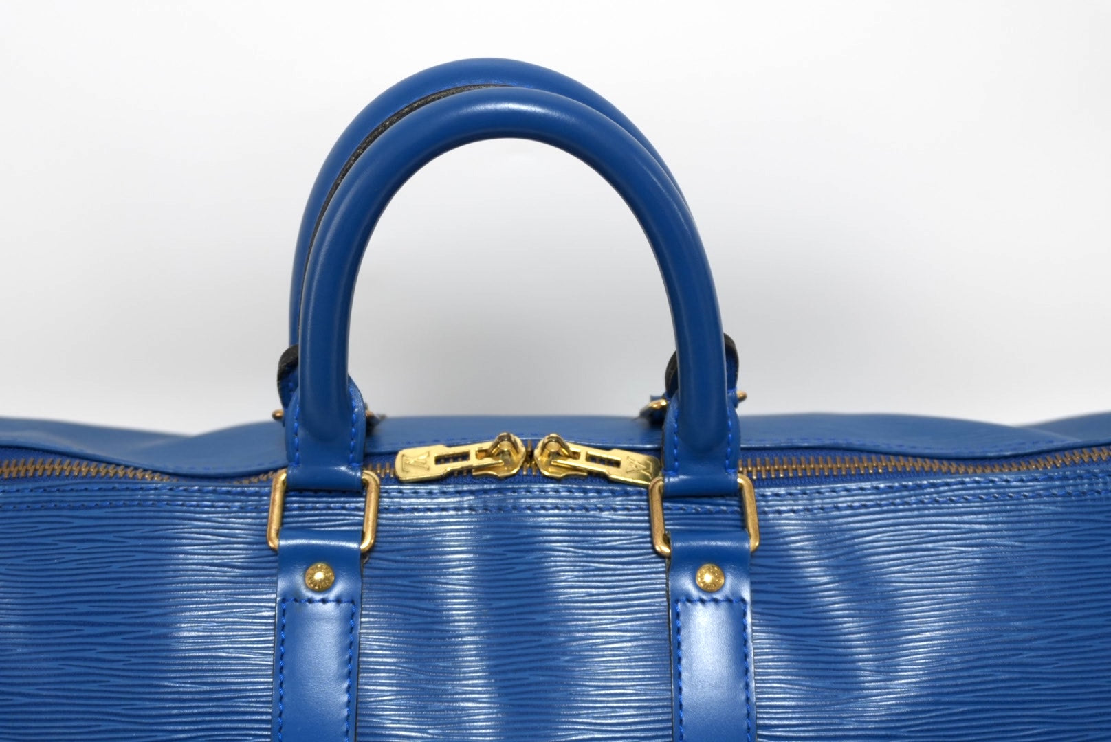 Louis Vuitton Keepall 45 Epi Blue Boston Bag Used (9037)