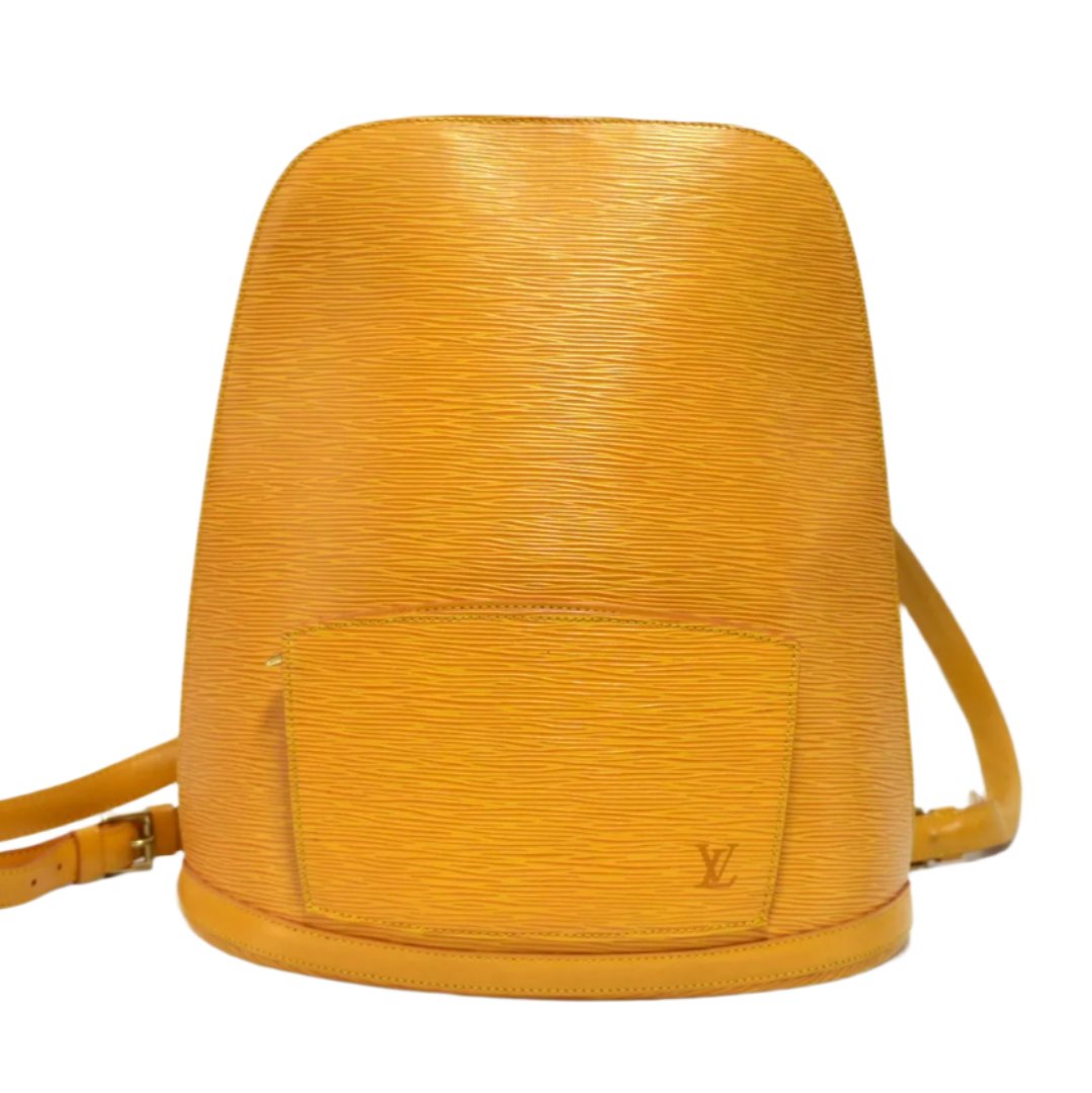 Louis Vuitton Goblins Backpack Epi Yellow Used (8862)