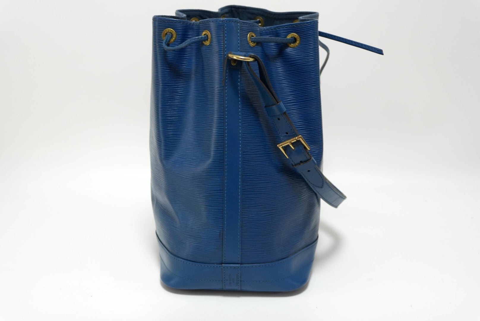 Louis Vuitton Noe GM Epi Blue Bucket Shoulder Bag Used