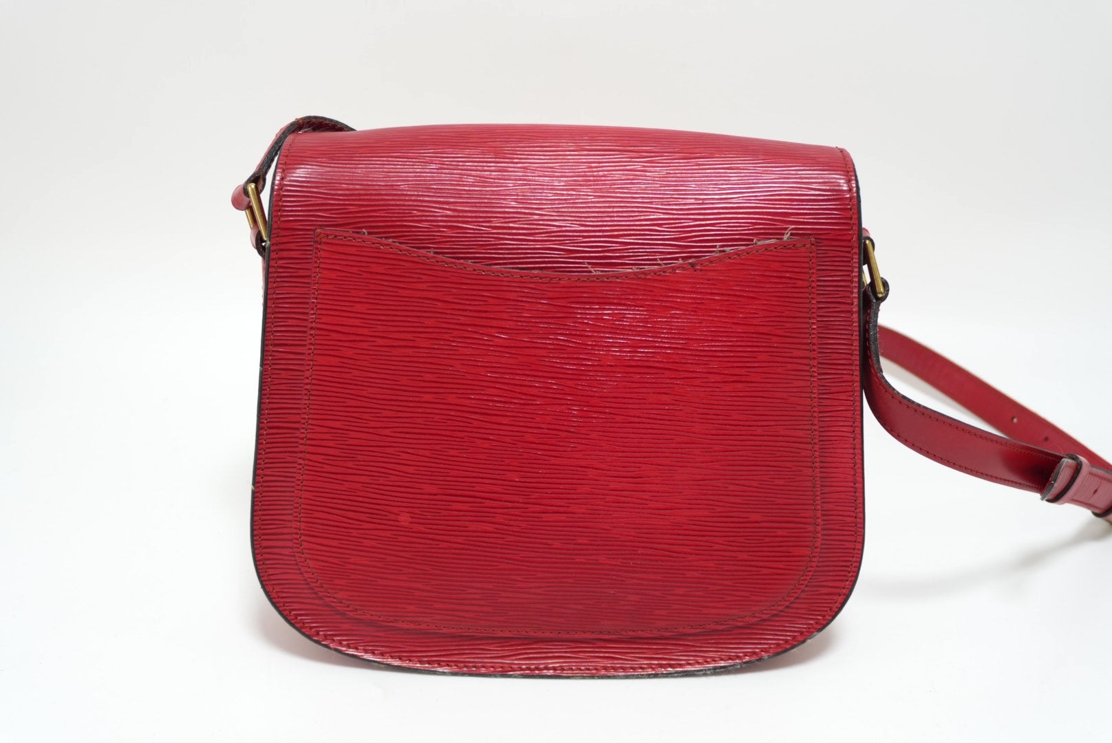 Louis Vuitton Saint Cloud GM Epi Red Shoulder Bag Used