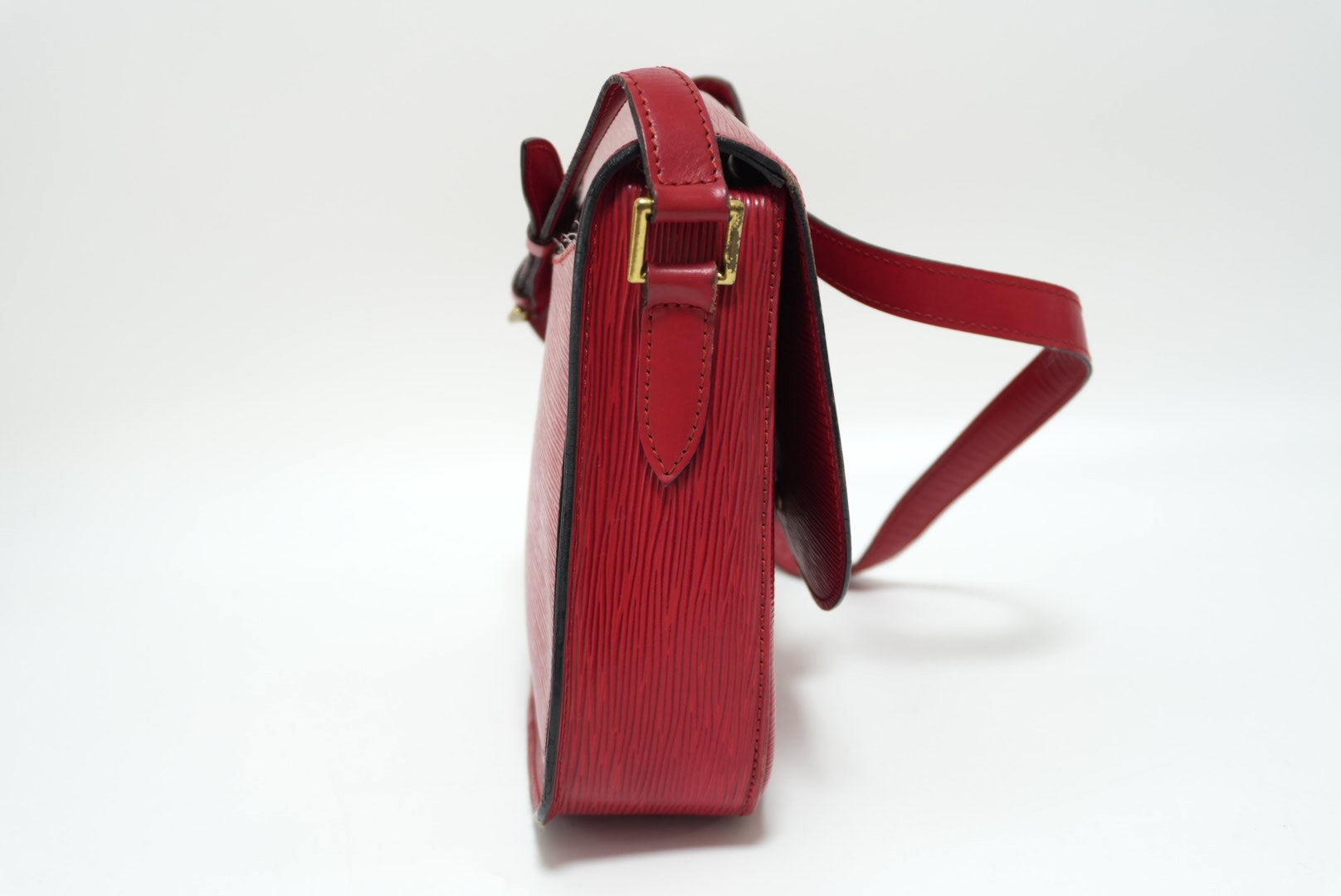 Louis Vuitton Saint Cloud GM Epi Red Shoulder Bag Used