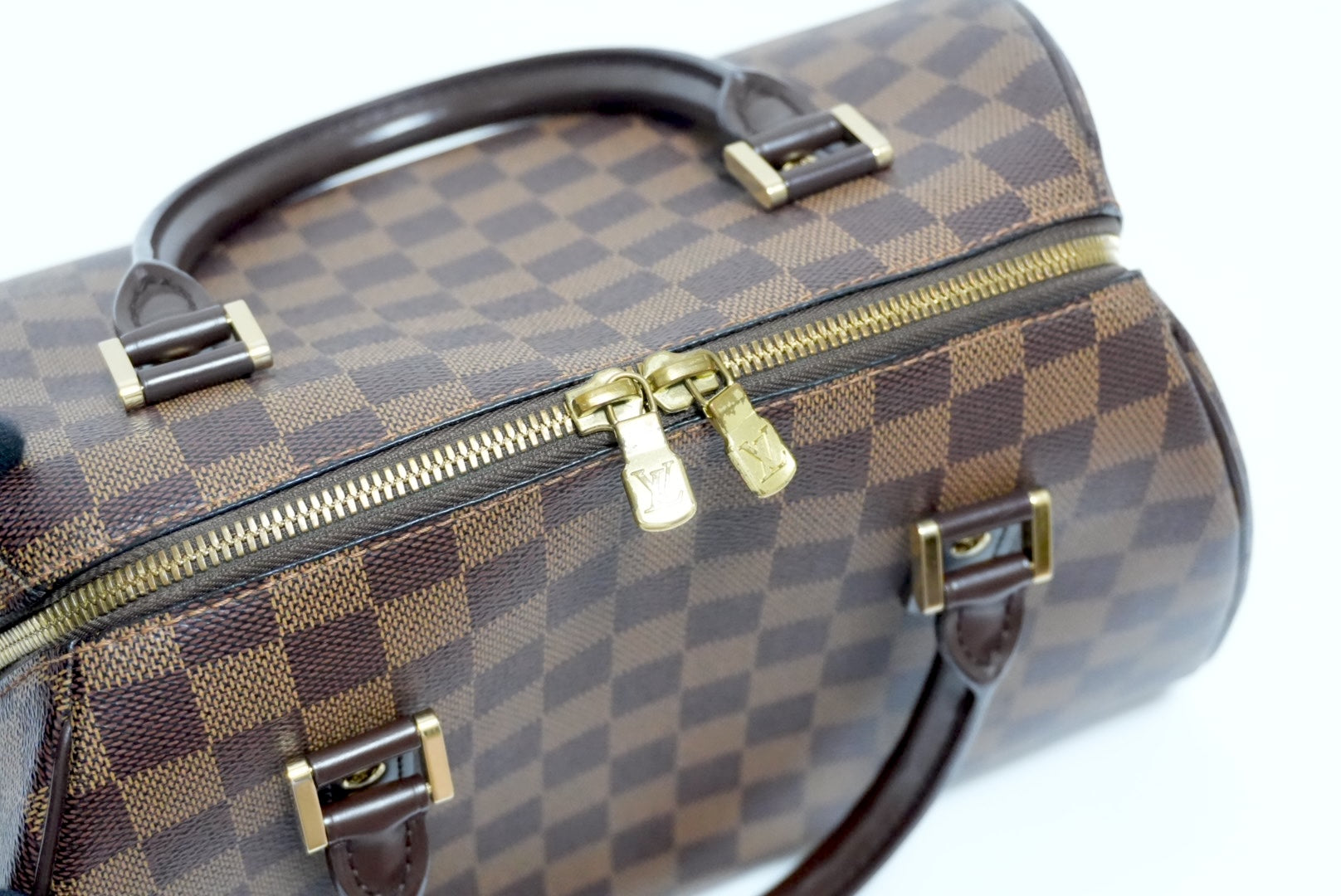 Louis Vuitton Ribera MM Damier Ebene Handbag Used