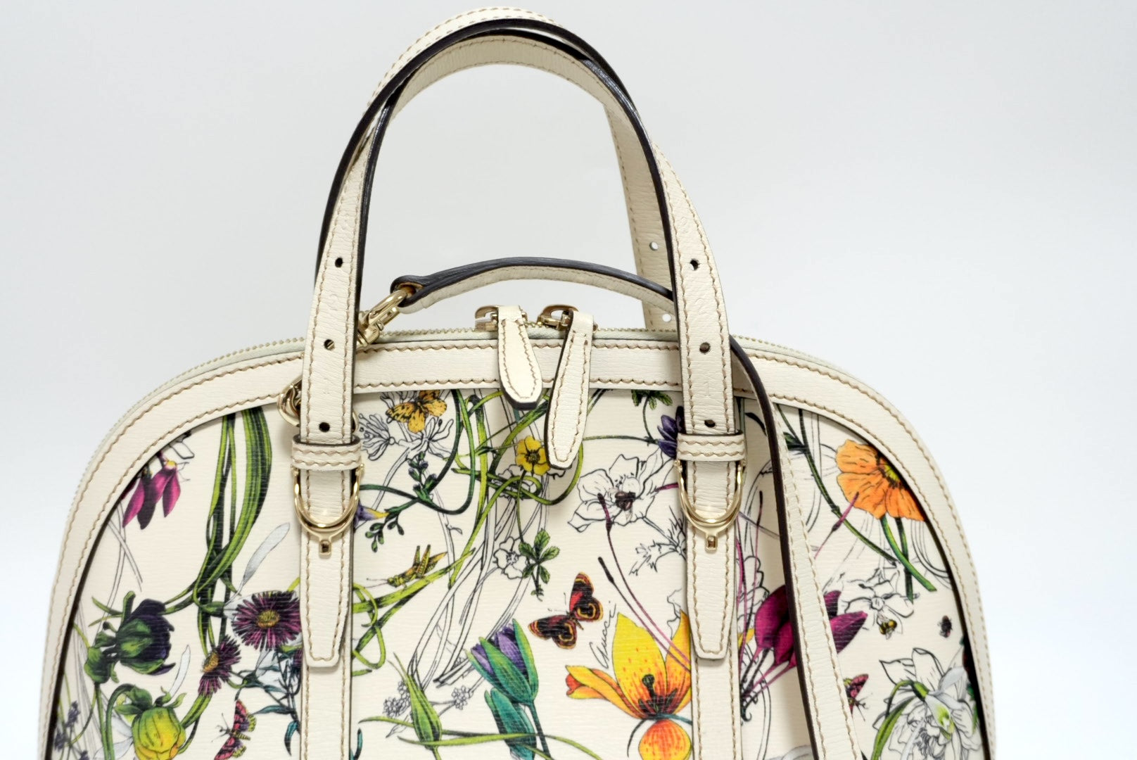 Gucci Nice Flora Two Way Shoulder Bag Used