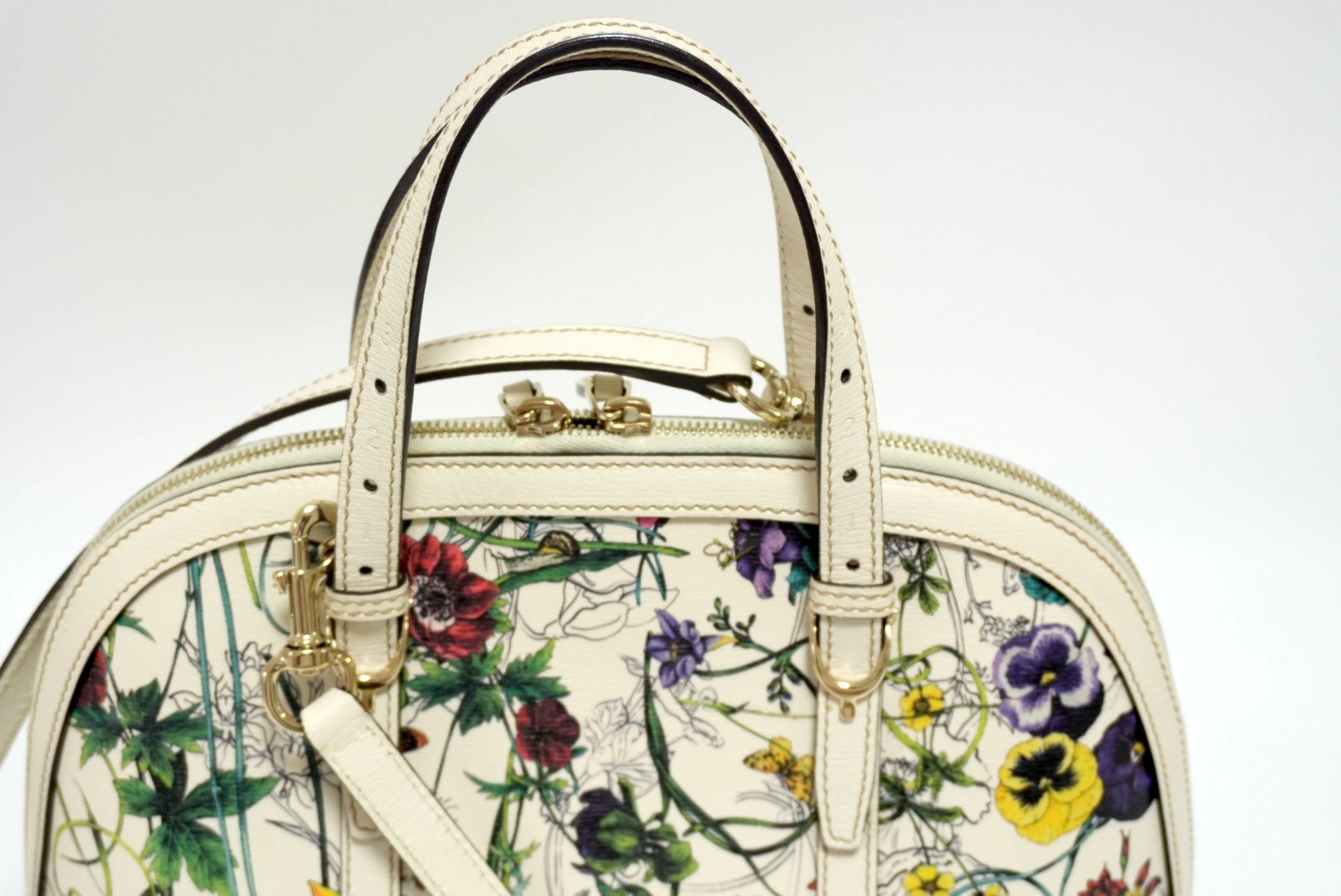 Gucci Nice Flora Two Way Shoulder Bag Used