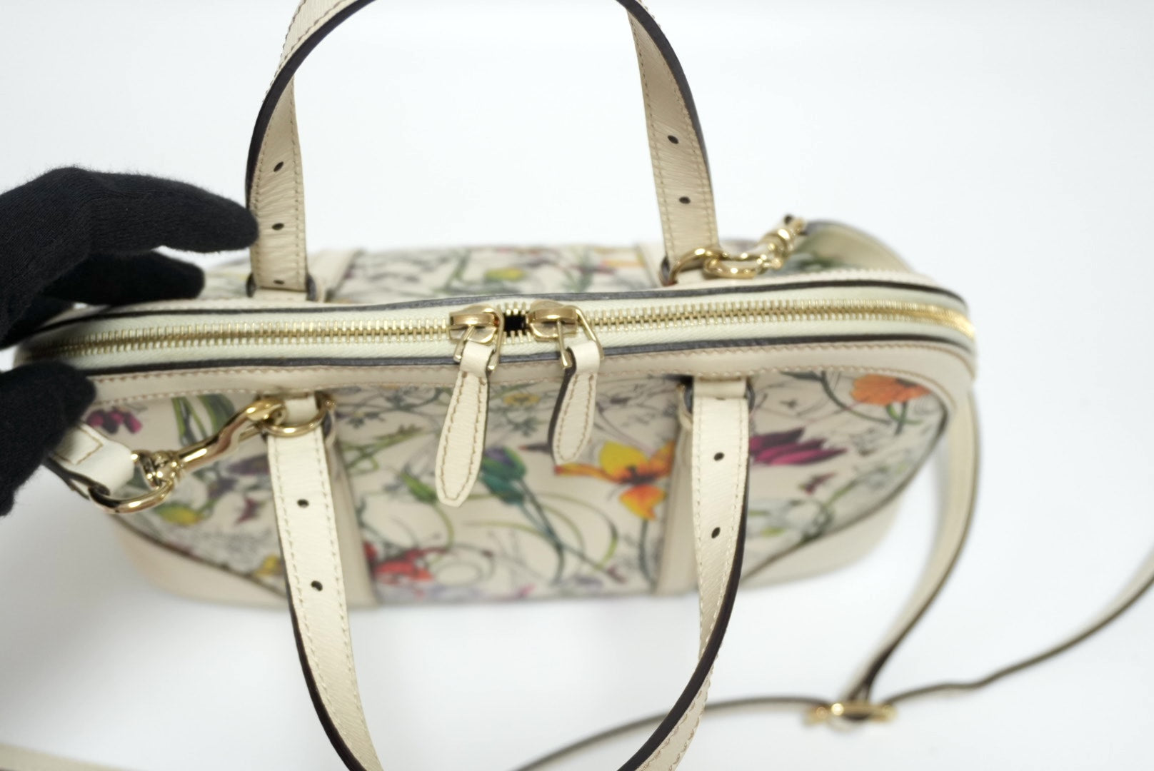 Gucci Nice Flora Two Way Shoulder Bag Used