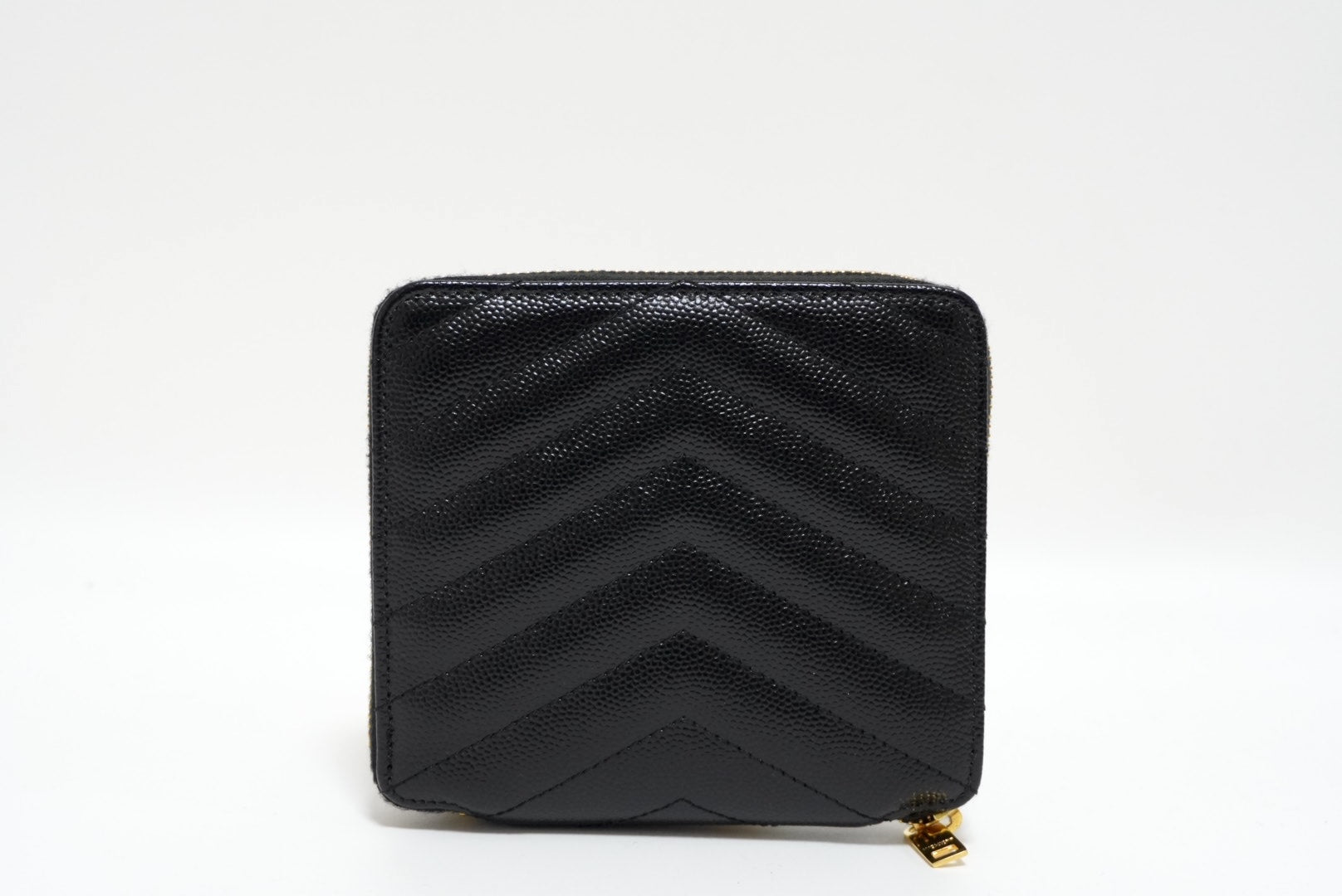 Saint Laurent Zippy Compact Wallet Used