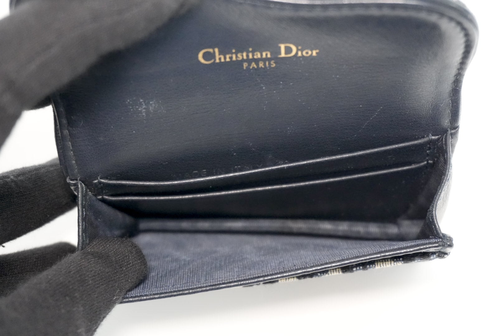 Christian Dior Saddle Card Holder Used