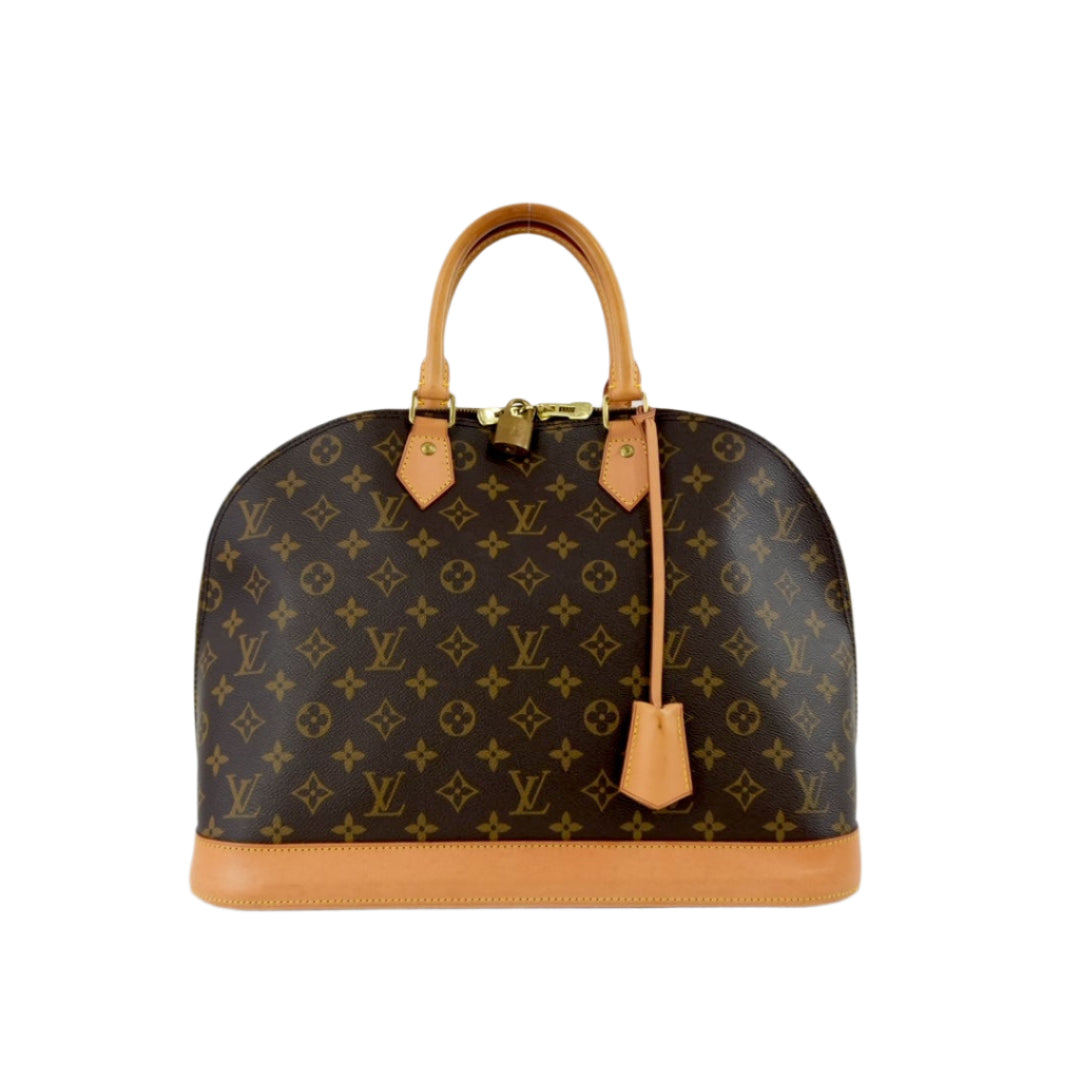 Louis Vuitton Alma GM Monogram Handbag Used