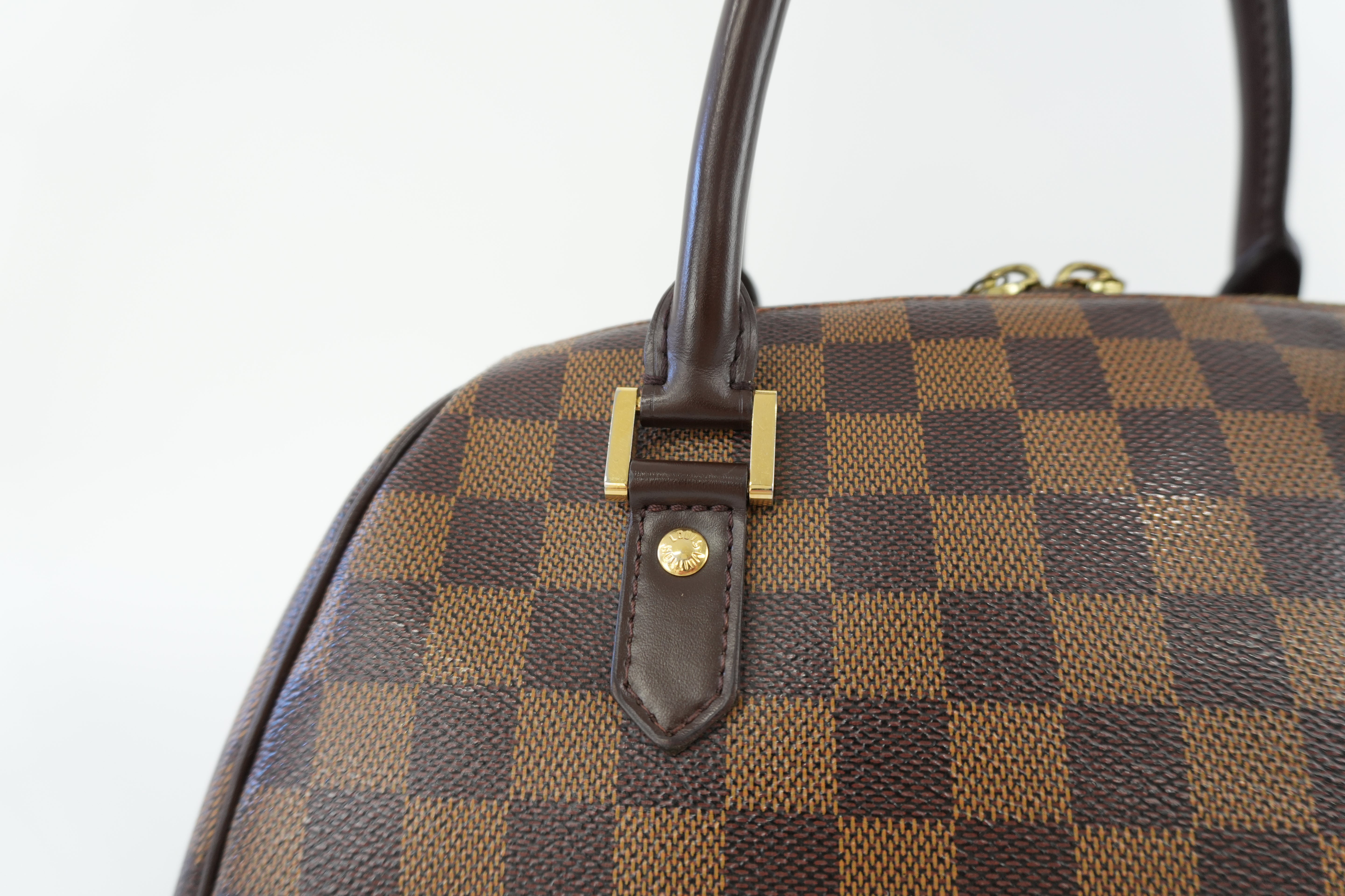 Louis Vuitton Damier Ebene Ribera MM Handbag Used