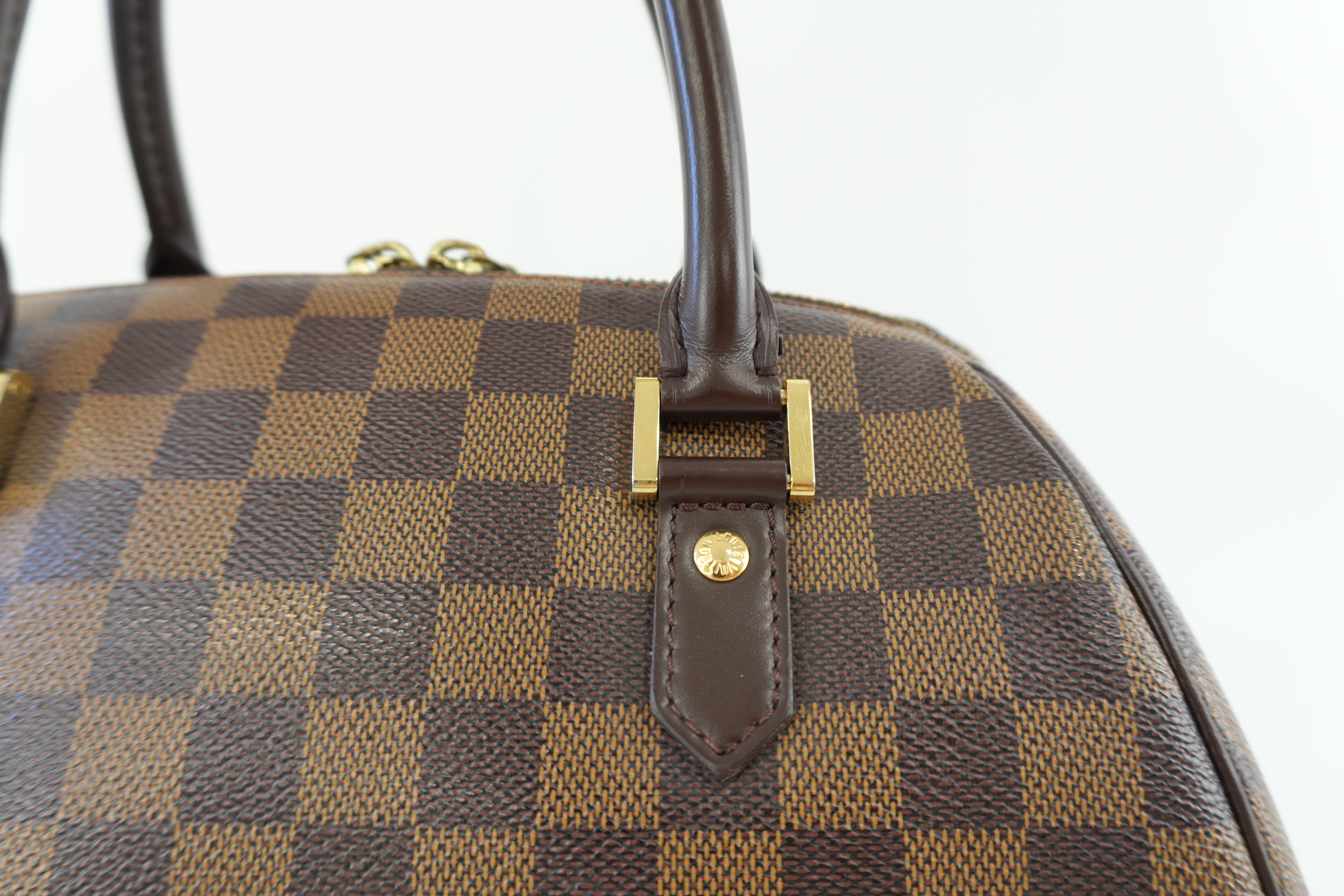 Louis Vuitton Damier Ebene Ribera MM Handbag Used