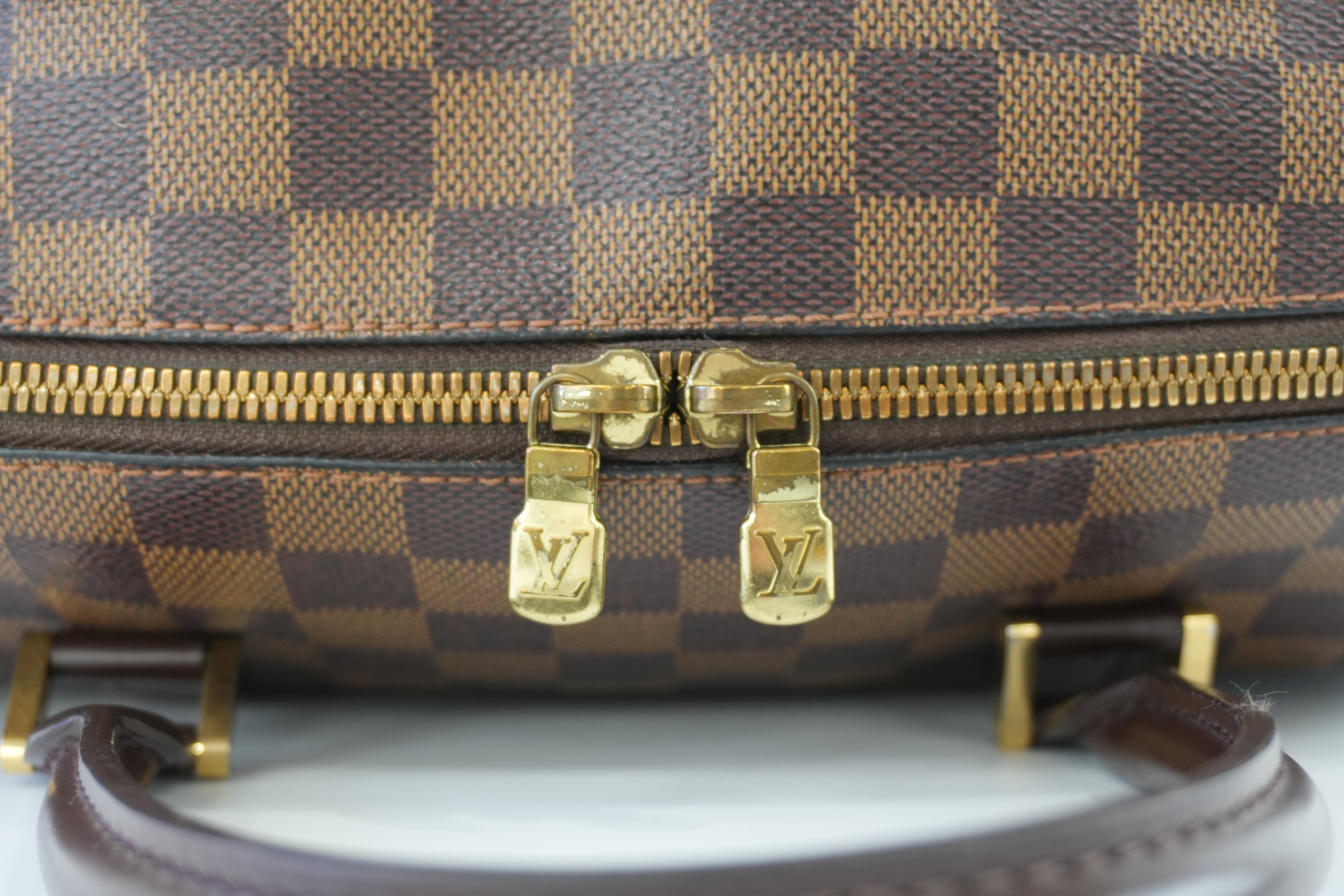 Louis Vuitton Damier Ebene Ribera MM Handbag Used