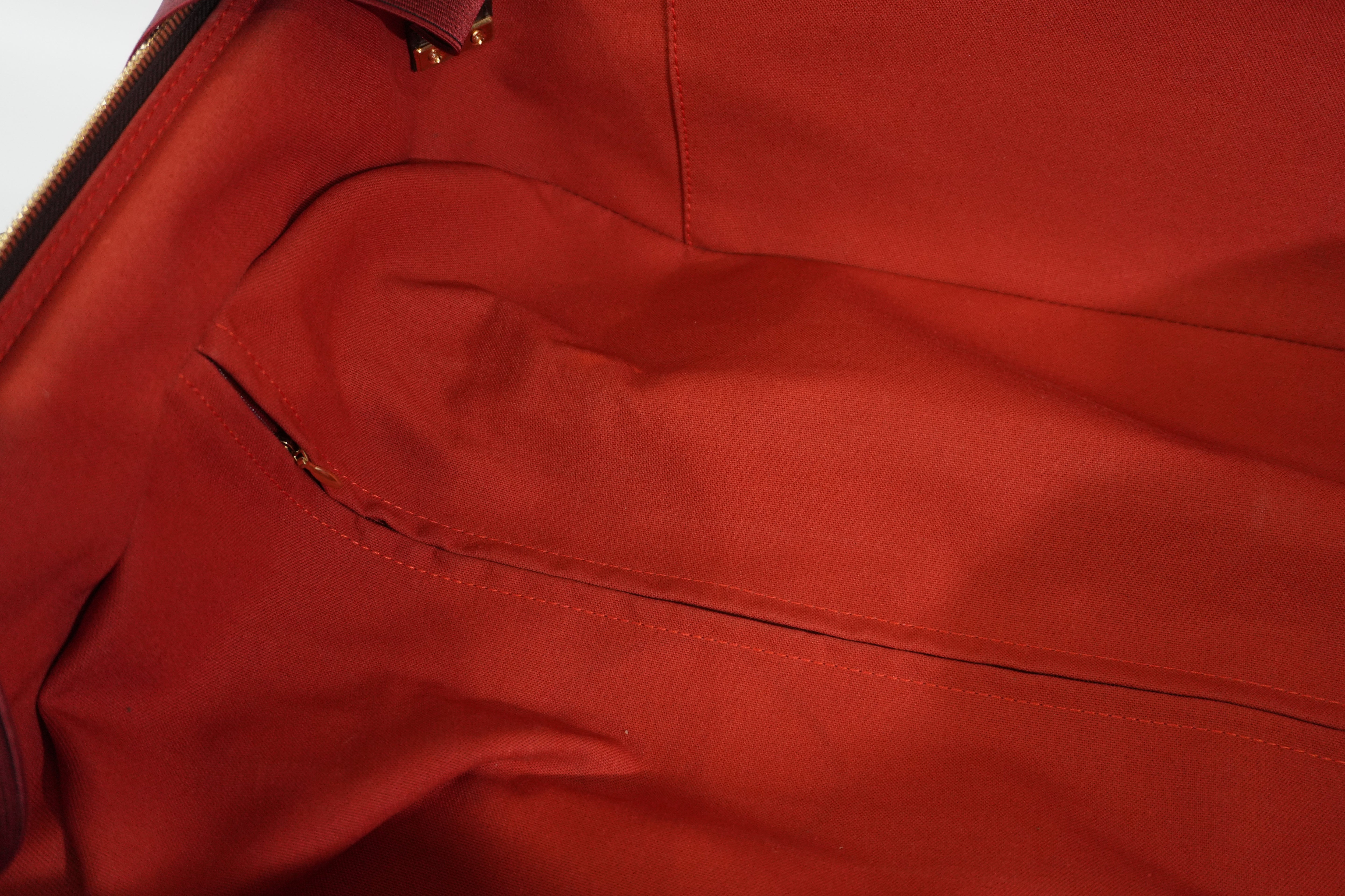 Pre-owned Louis Vuitton Damier Ebene Pegase 55 Rolling Luggage