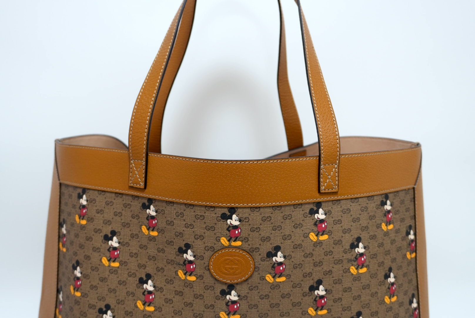 Gucci Disney Mickey Tote Bag Used (8977)