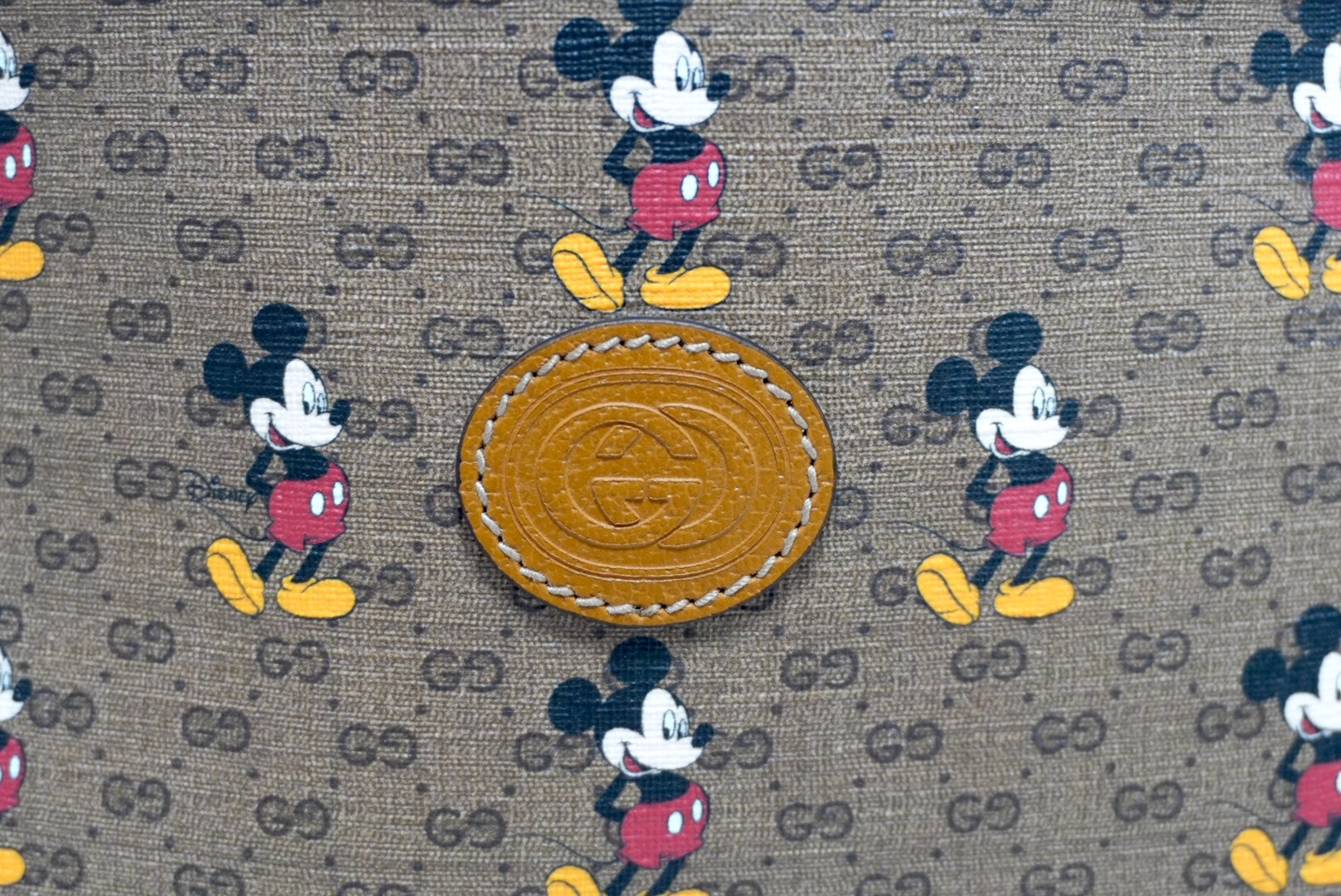 Gucci Disney Mickey Tote Bag Used