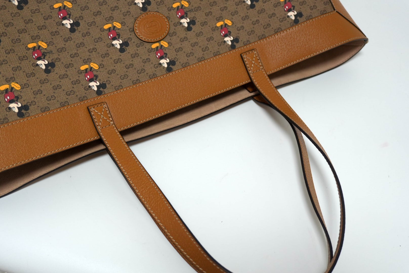 Gucci Disney Mickey Tote Bag Used